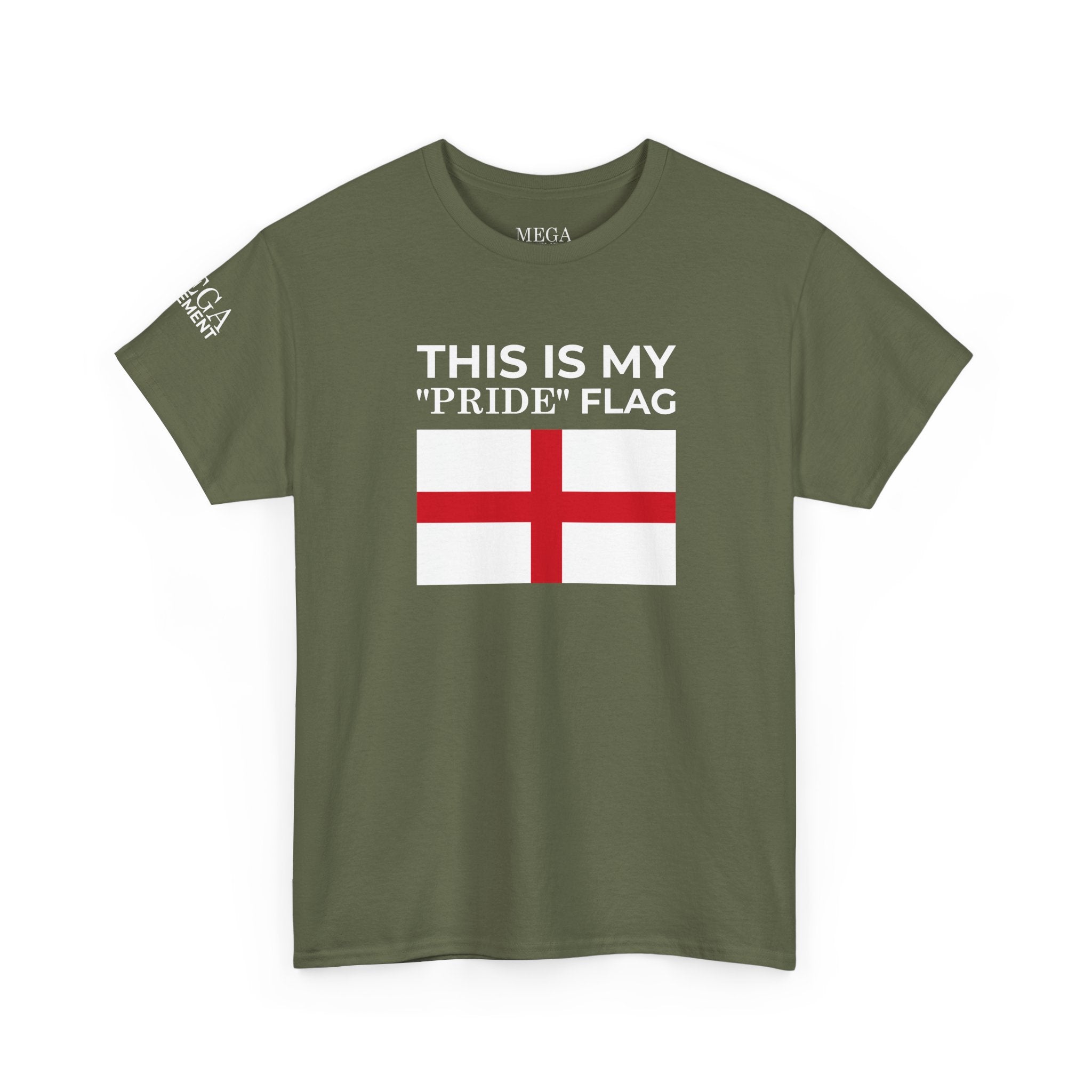 England Flag T‑Shirt ( Small Print ) — "This Is My 'Pride' Flag" Patriotic Tee