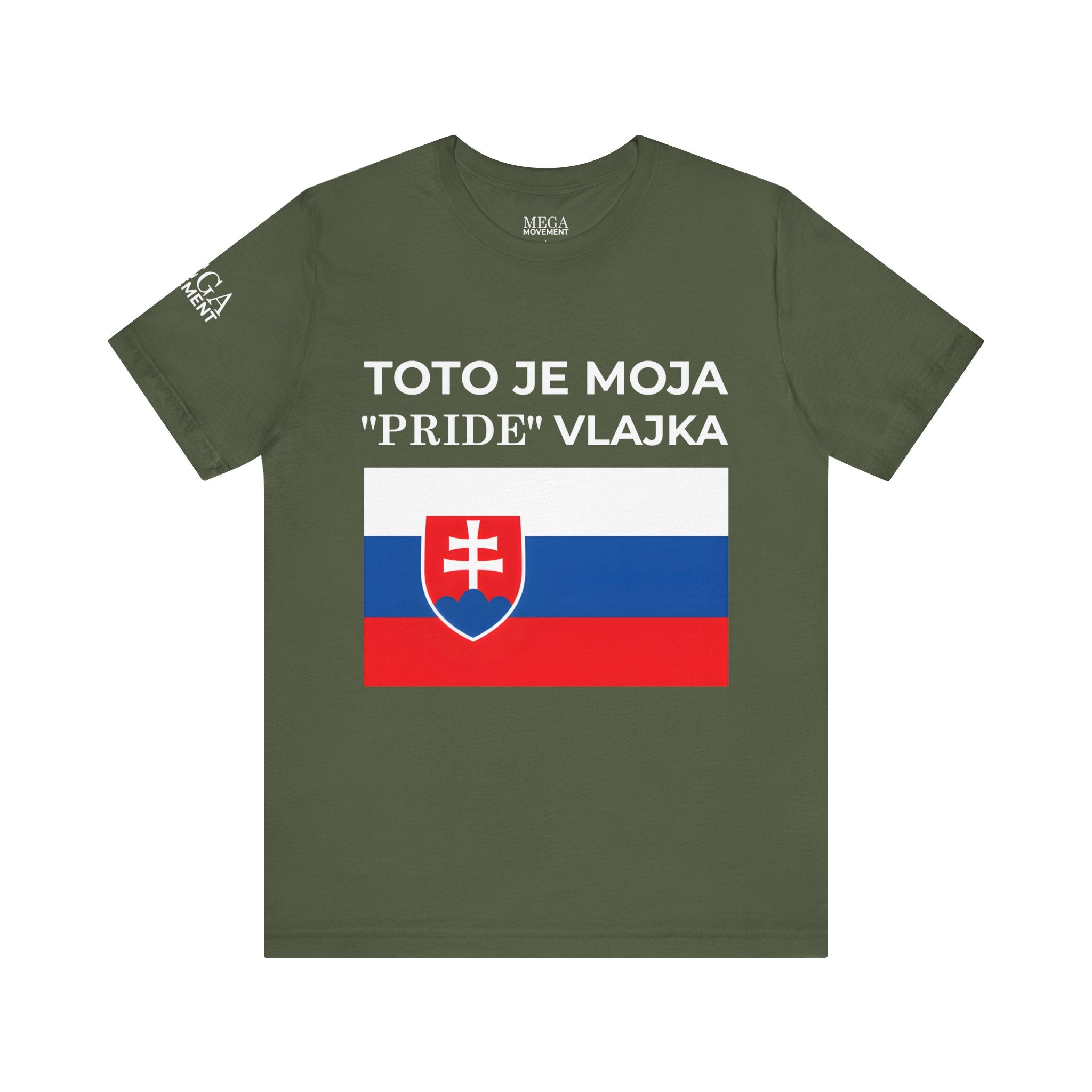 Slovakia Pride Flag Unisex Tee, Casual Wear, Festival Shirt, Summer Fashion, Everyday Comfort - Mega Movement