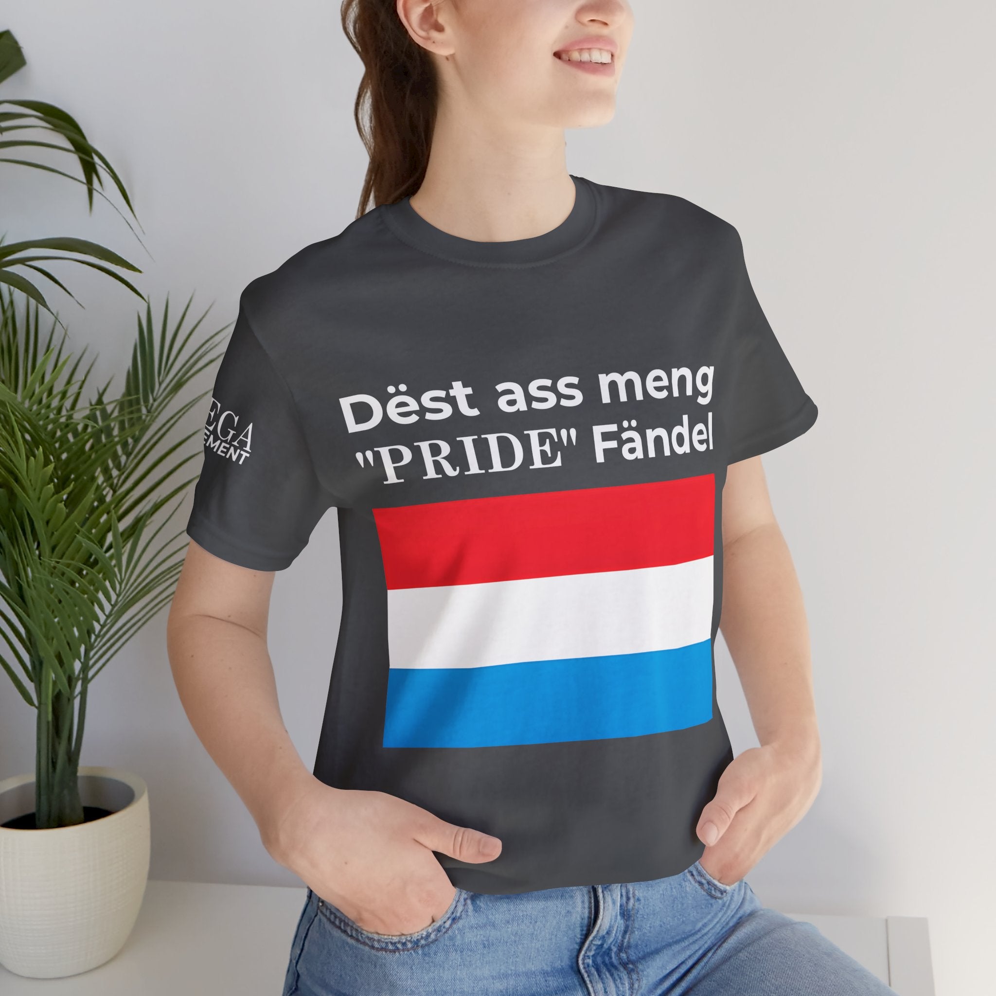 Luxembourg Pride Flag Unisex Tee, Patriotic Pride, Casual Wear, Unisex Shirt - Mega Movement