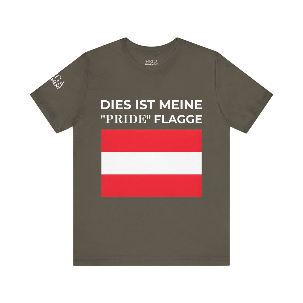 Austrian Pride Unisex Jersey Tee, Pride Apparel, Casual Everyday Wear - Mega Movement