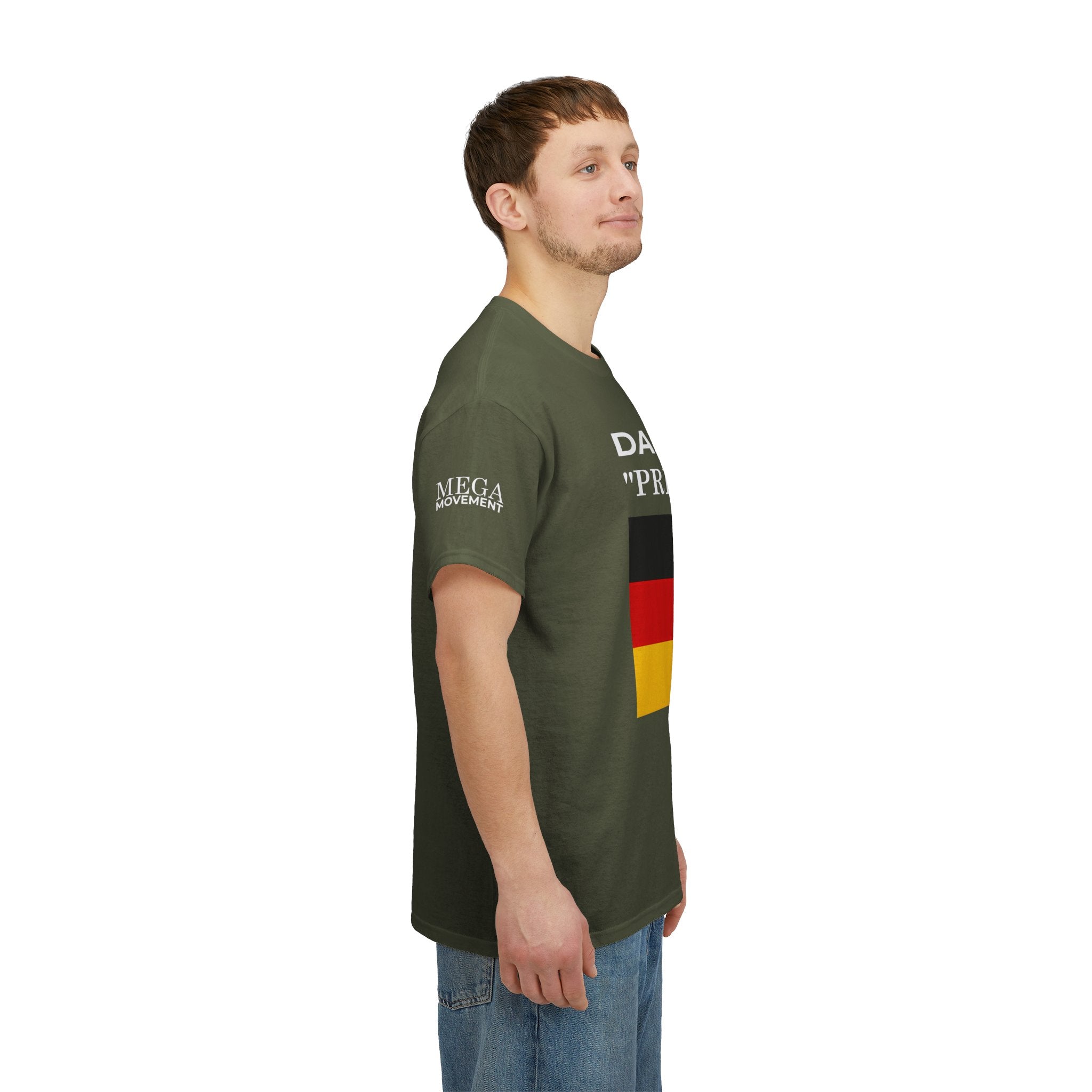 German Flag Tee ( Small Print ) — "Das ist meine 'Pride' Flagge" Graphic T-Shirt