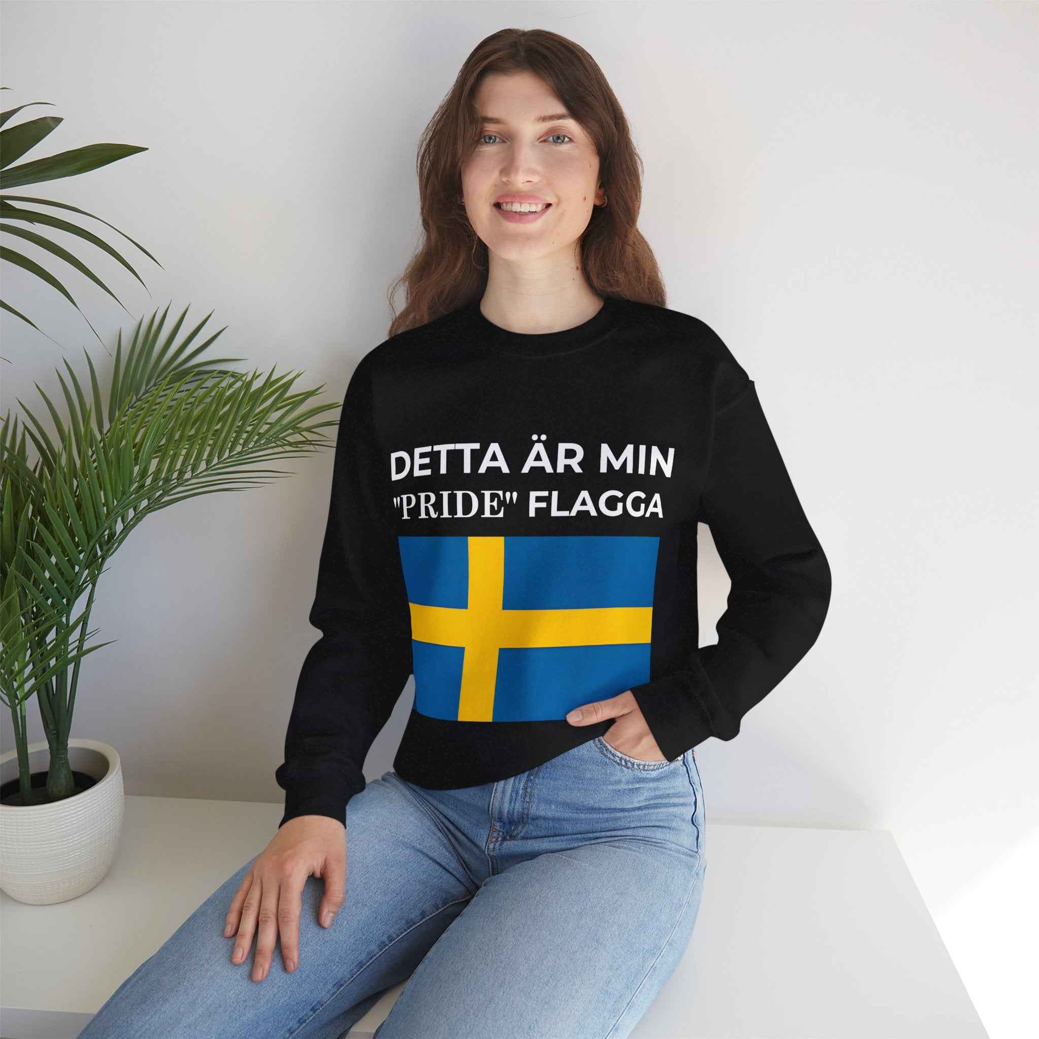 Sweden Pride Sweatshirt, Unisex Crewneck, Celebration of Heritage, Comfortable Everyday Wear
