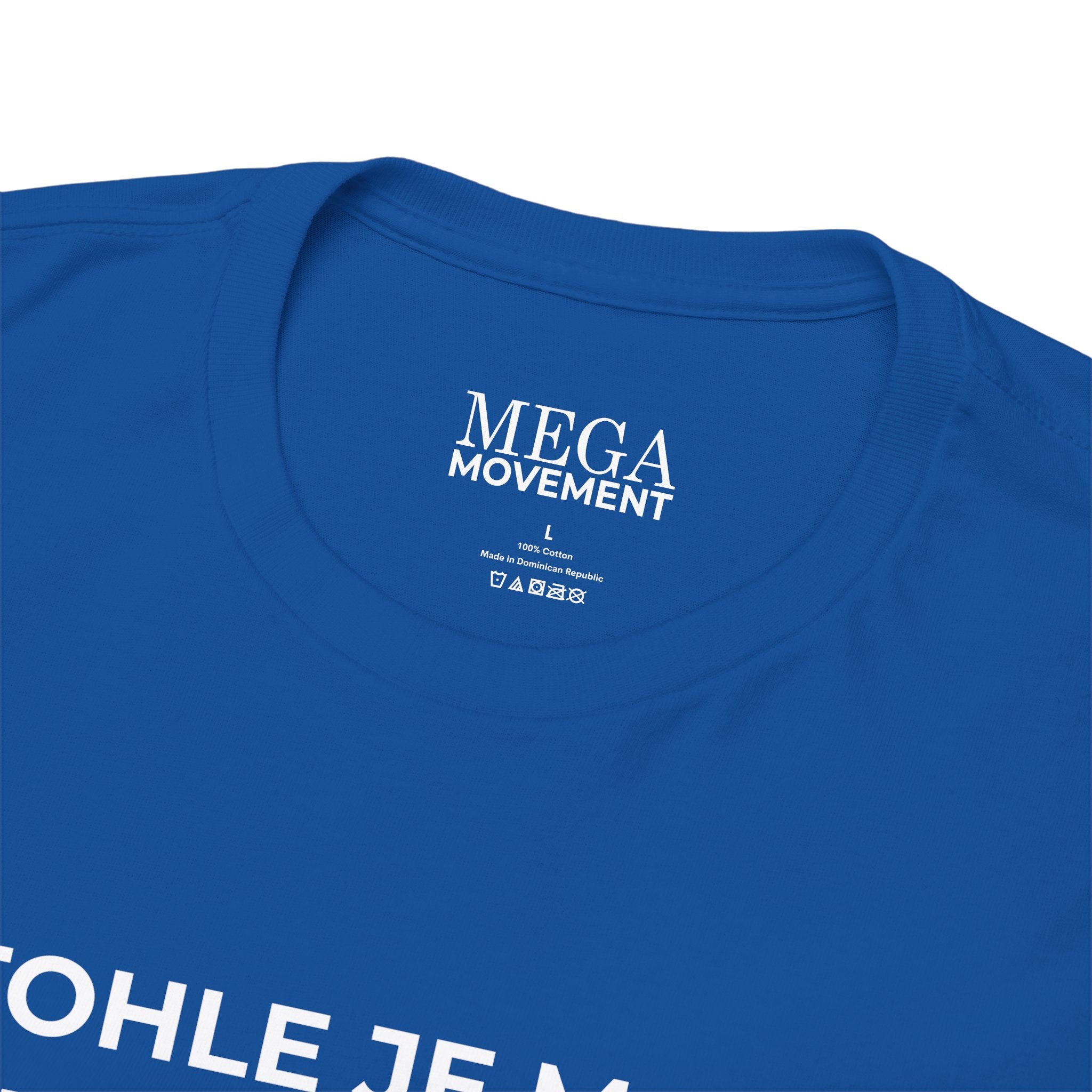Czech Flag Tee ( Small Print ) — "TOHLE JE MOJE VLAJKA 'PRIDE'" Patriotic Czech T-Shirt
