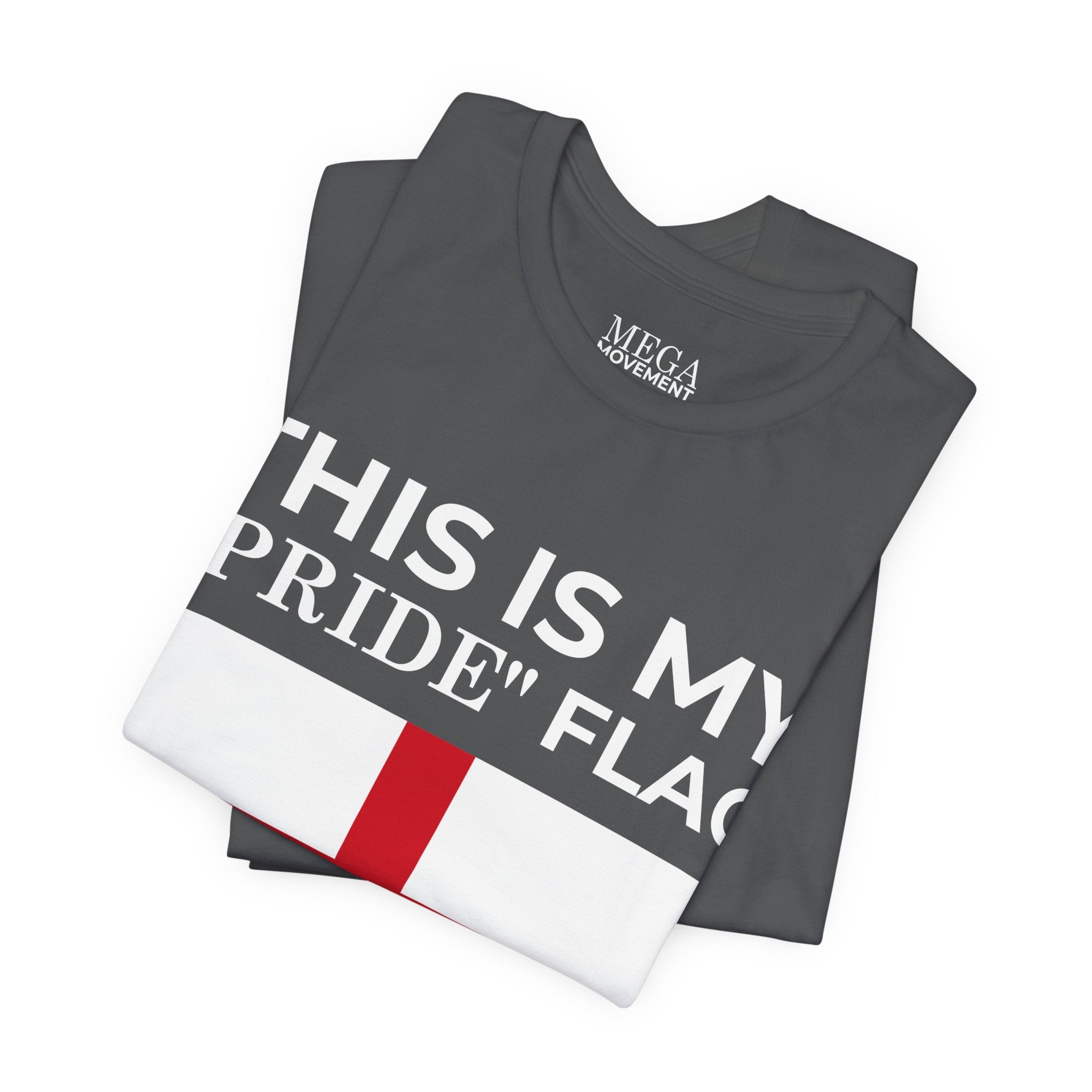 English Pride Flag T-Shirt, Unisex Tee for Festivals, Casual Wear, Birthday Gift, Holiday Shirt - Mega Movement