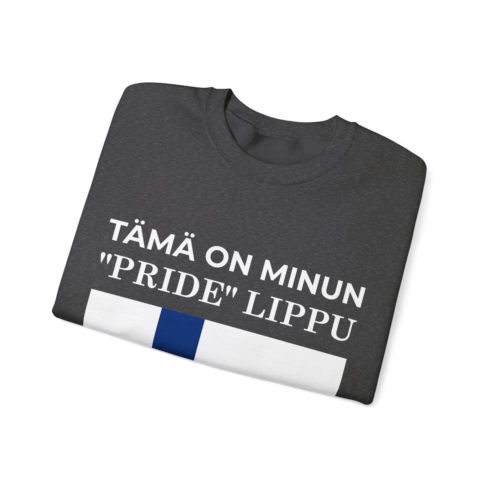 Finnish Pride Crewneck Sweatshirt, Unisex Sweatshirt, Pride Clothing, Comfortable Fashion - Mega Movement