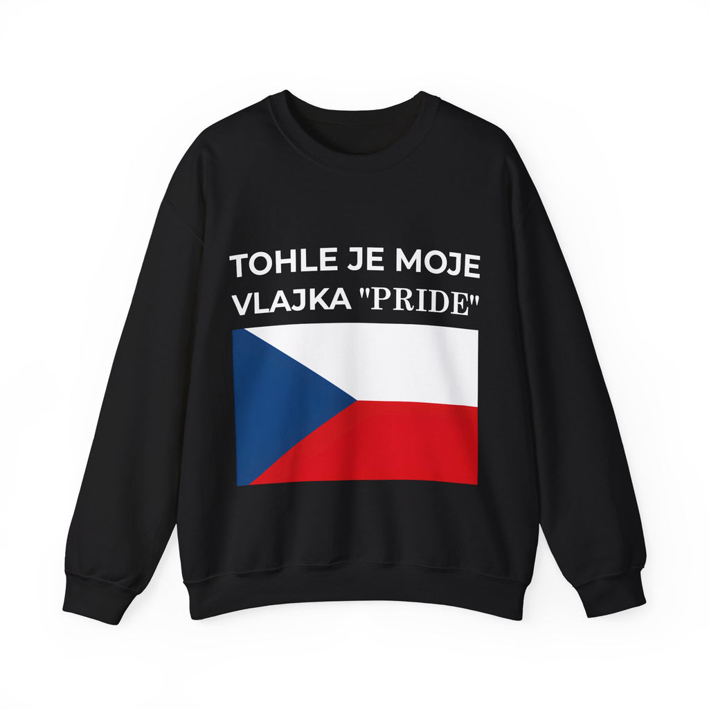 Czech Pride Crewneck Sweatshirt, Unisex Sweatshirt, Comfortable Casual Wear - Mega Movement