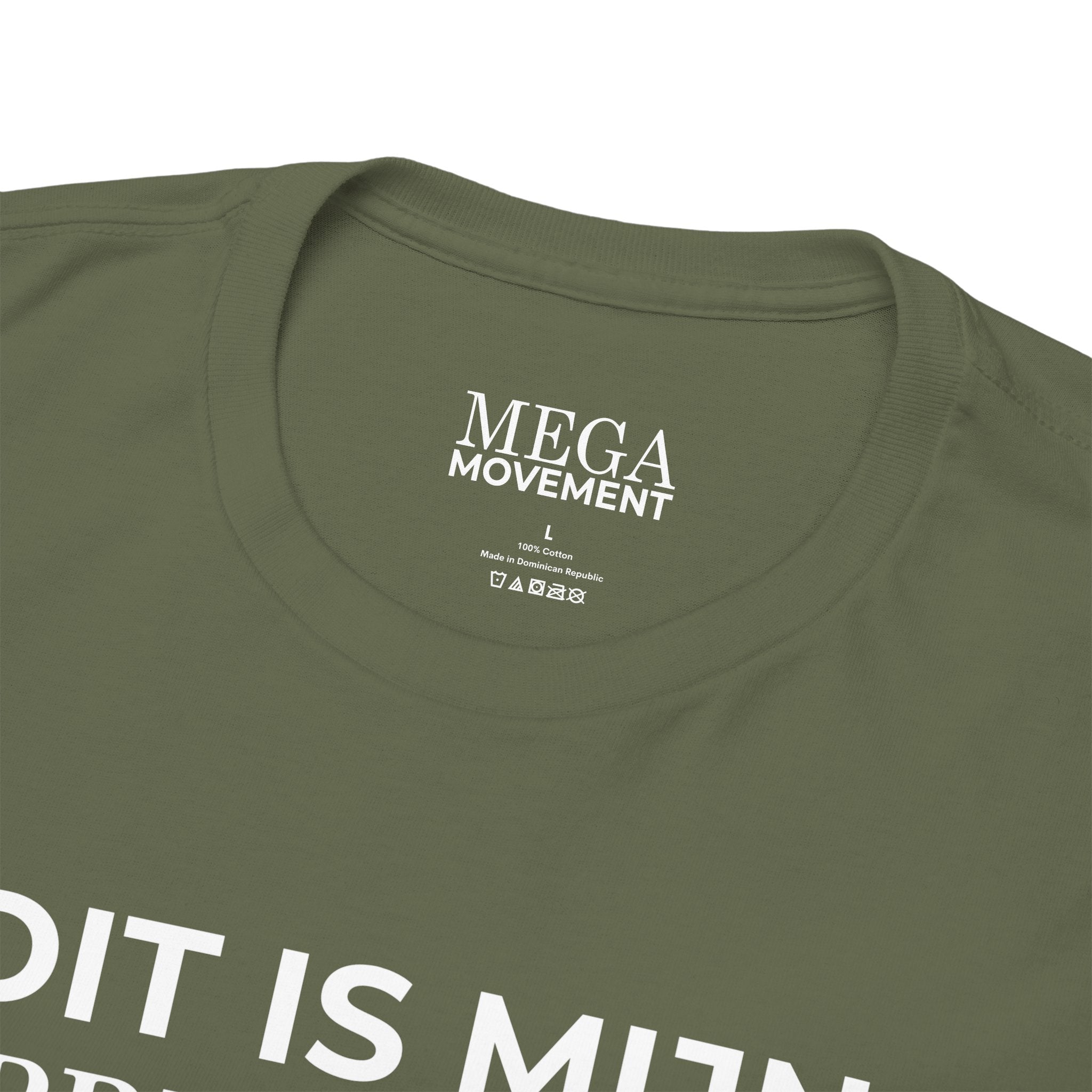 Dutch Pride Flag T-Shirt ( Small Print ) — "Dit Is Mijn 'Pride' Vlag" Cotton Tee