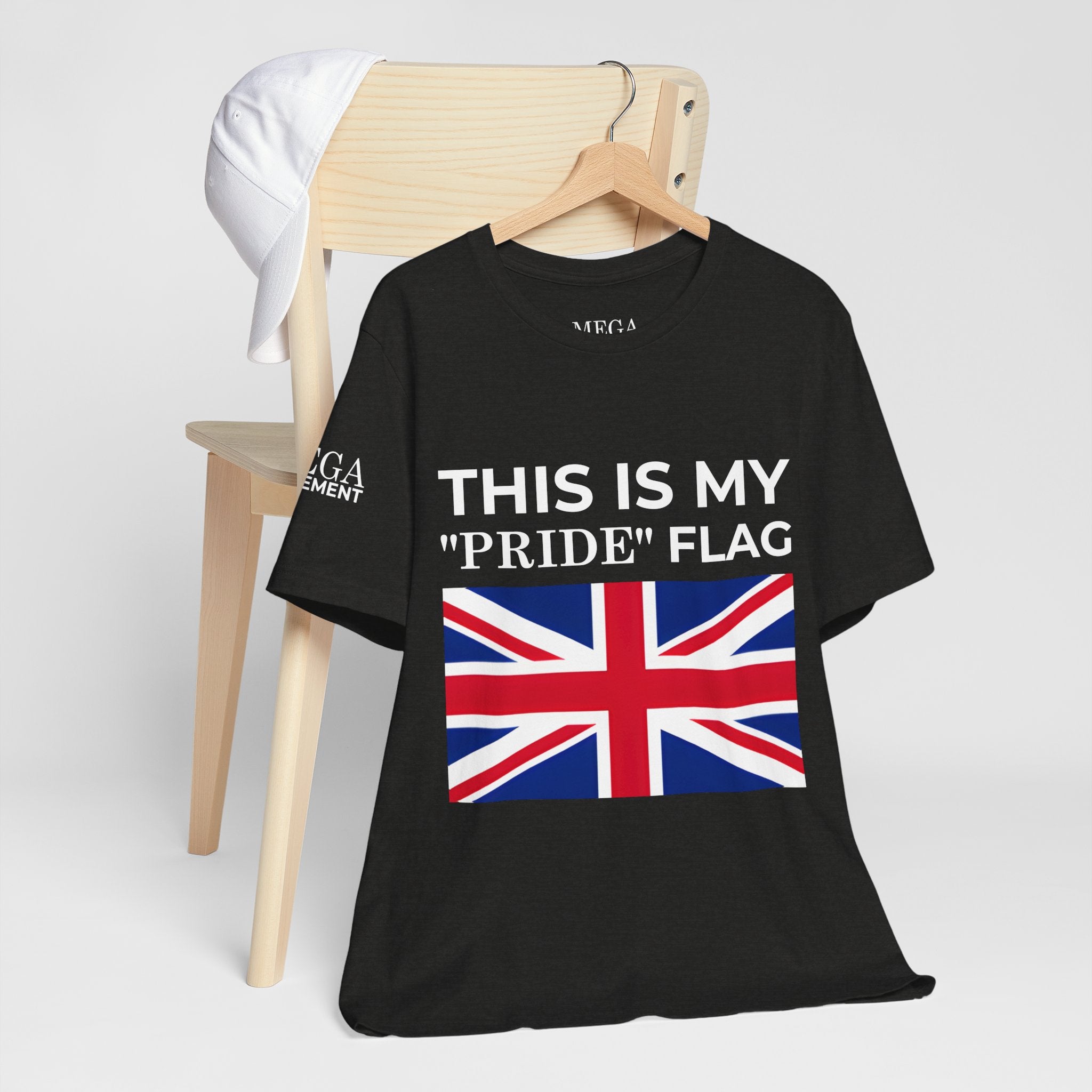 British Pride Flag Unisex Tee, Casual Wear, Daily Style - Mega Movement