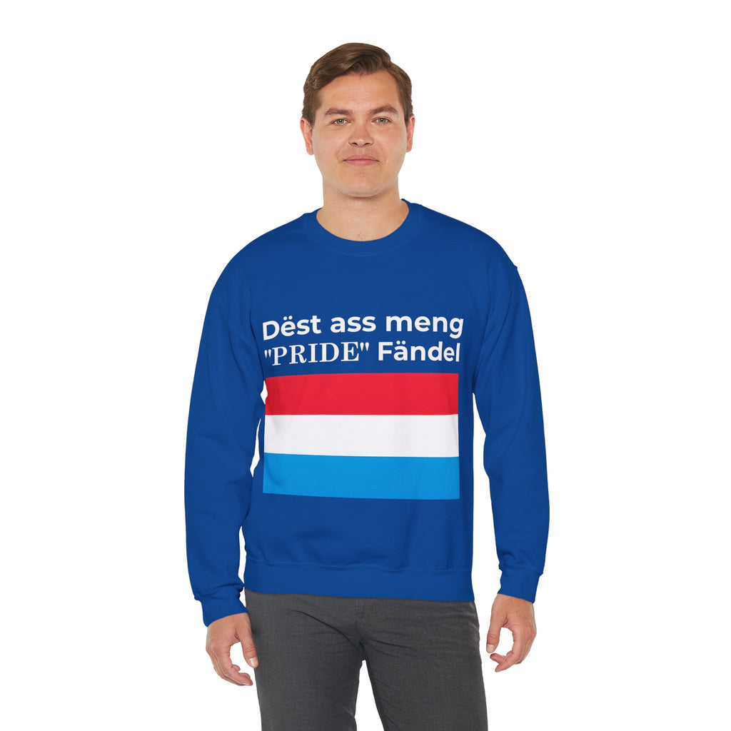 Luxembourg Pride Graphic Sweatshirt, Cozy Apparel, Unisex Pride Crewneck, Fashion, Gift for Allies - Mega Movement