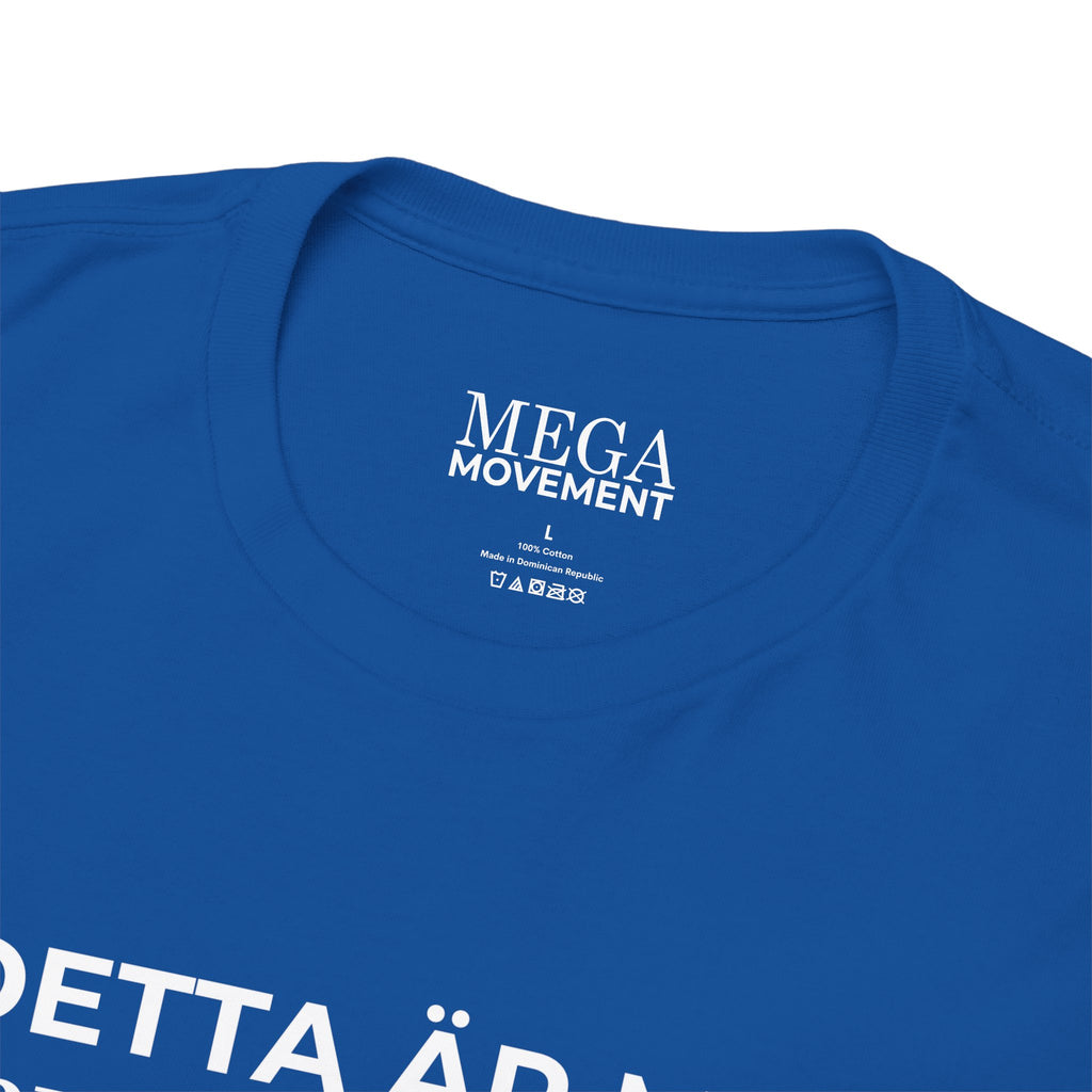 Sweden Pride T-Shirt ( Small Print ) — "Detta är min Pride-flagga" Tee
