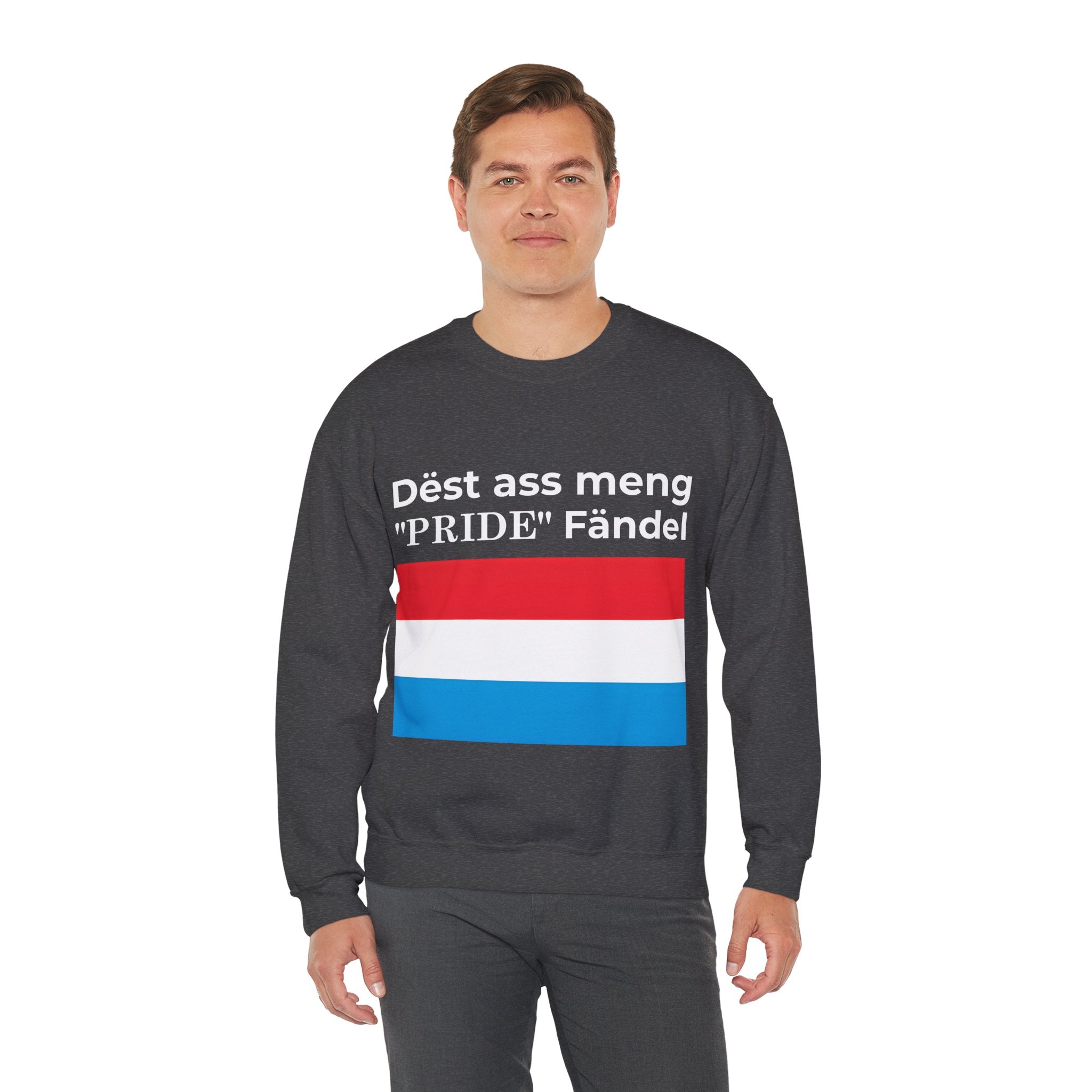 Luxembourg Pride Graphic Sweatshirt, Cozy Apparel, Unisex Pride Crewneck, Fashion, Gift for Allies - Mega Movement