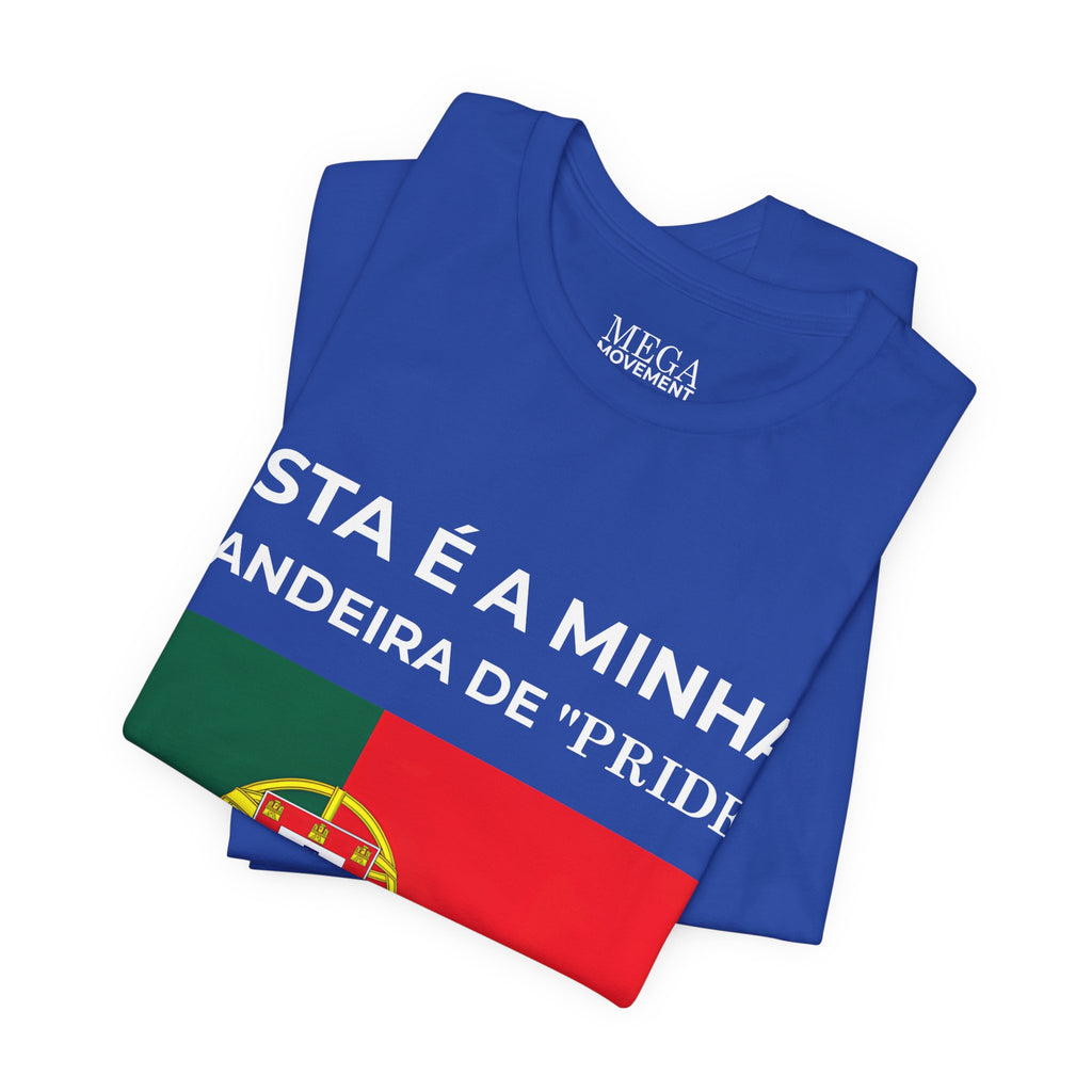 Portugal Pride Flag Tee, Portugal Pride Graphic Shirt, Comfortable Statement Apparel - Mega Movement