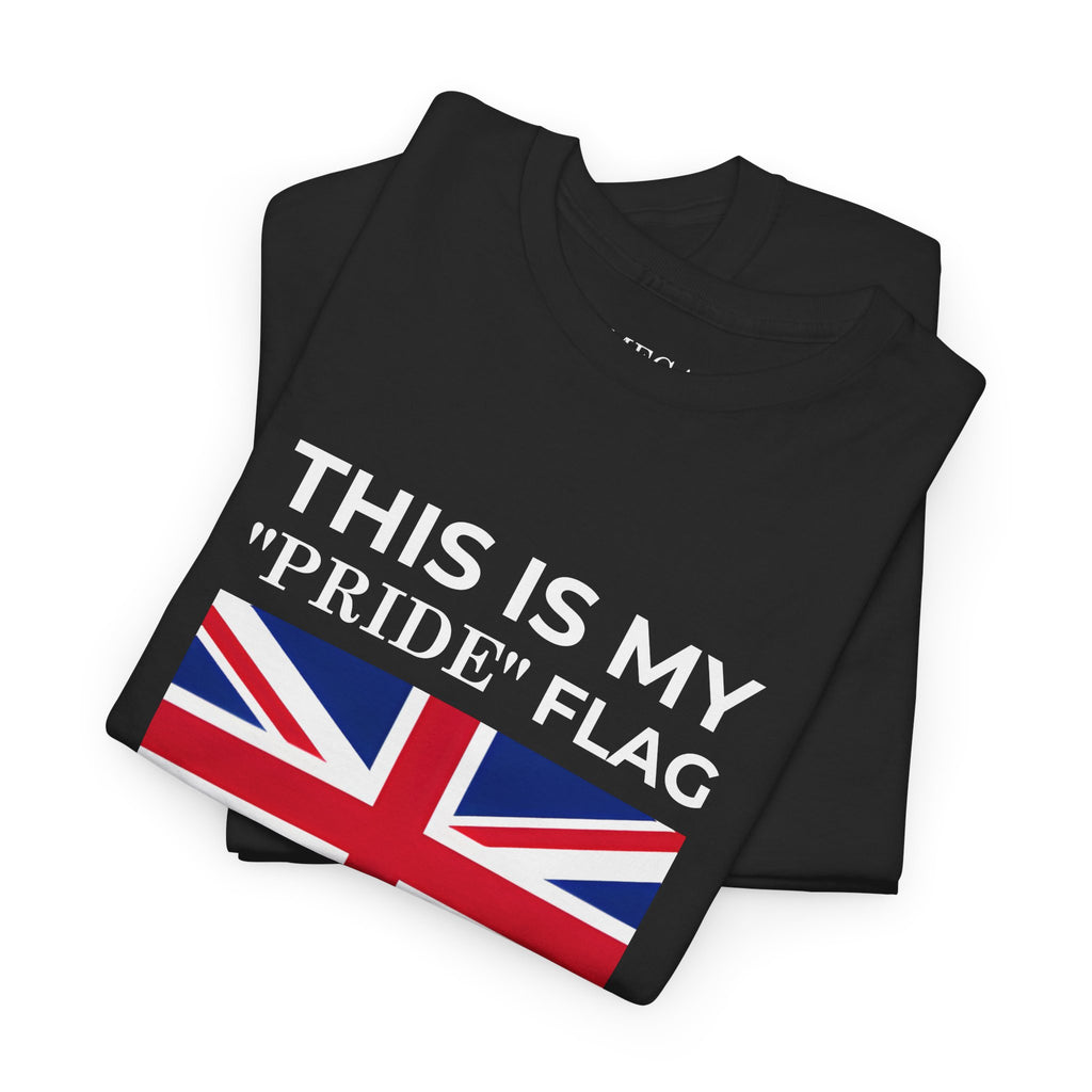 Union Jack Flag T‑Shirt ( Small Print ) — British Flag Tee for UK Pride & Travel