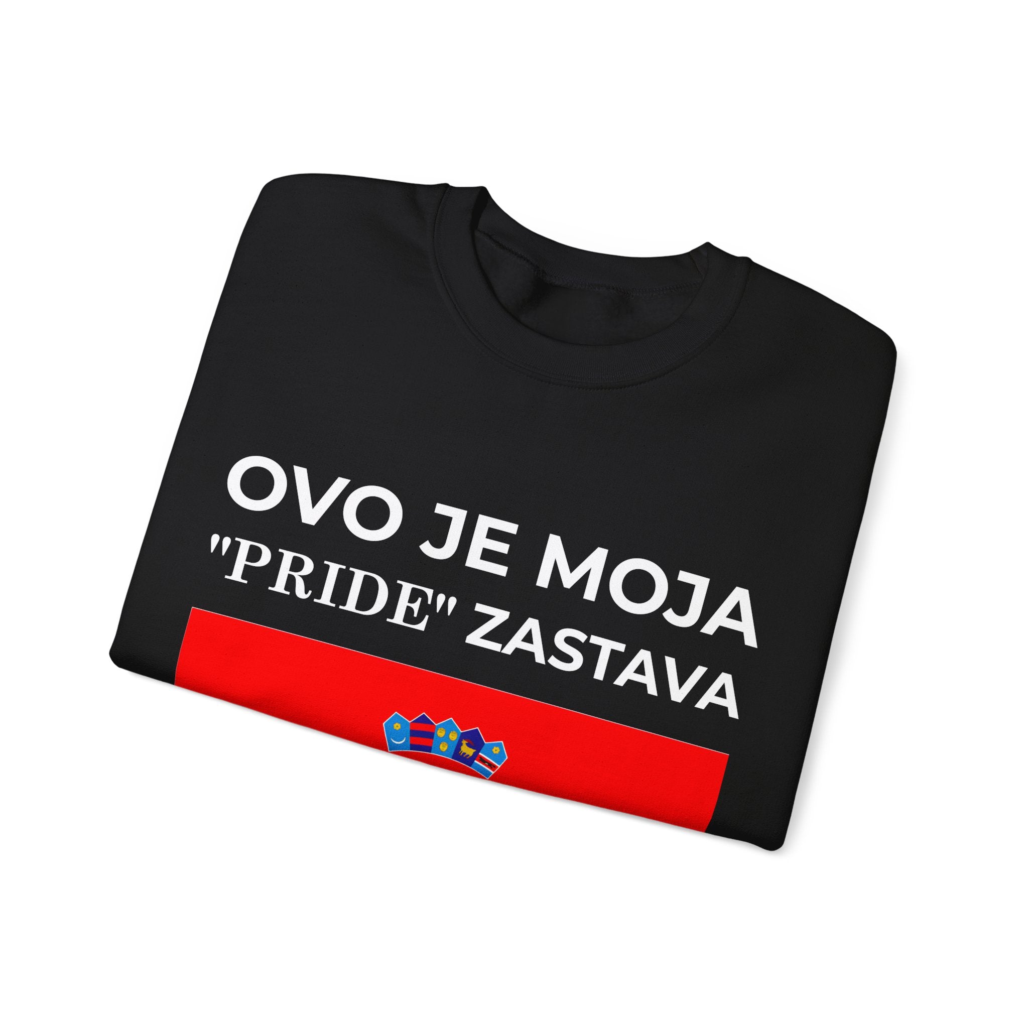Croatian Pride Flag Sweatshirt, Unisex Crewneck, Croatian Pride Apparel, Celebrate Love, Gift for Allies - Mega Movement