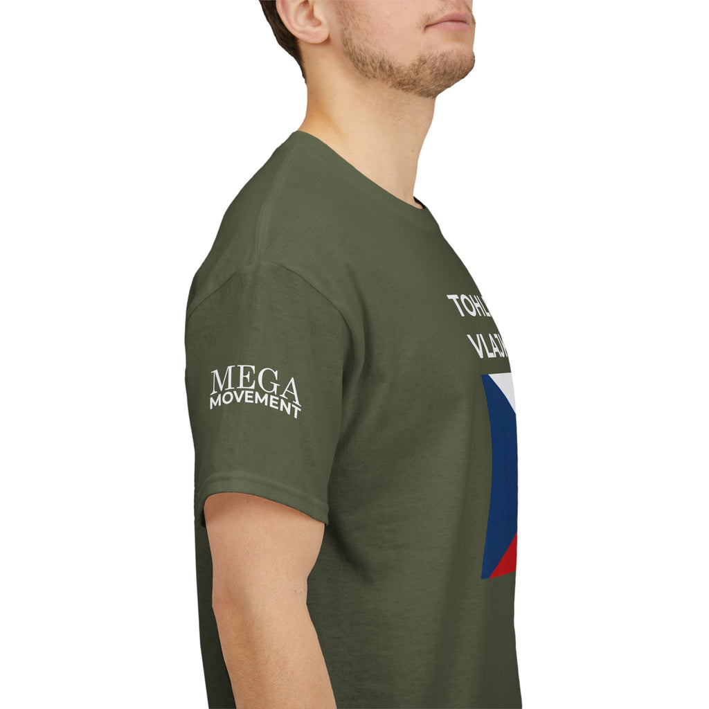 Czech Flag Tee ( Small Print ) — "TOHLE JE MOJE VLAJKA 'PRIDE'" Patriotic Czech T-Shirt
