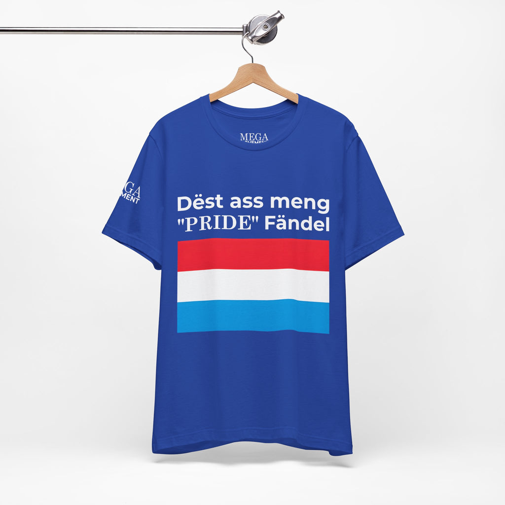 Luxembourg Pride Flag Unisex Tee, Patriotic Pride, Casual Wear, Unisex Shirt - Mega Movement