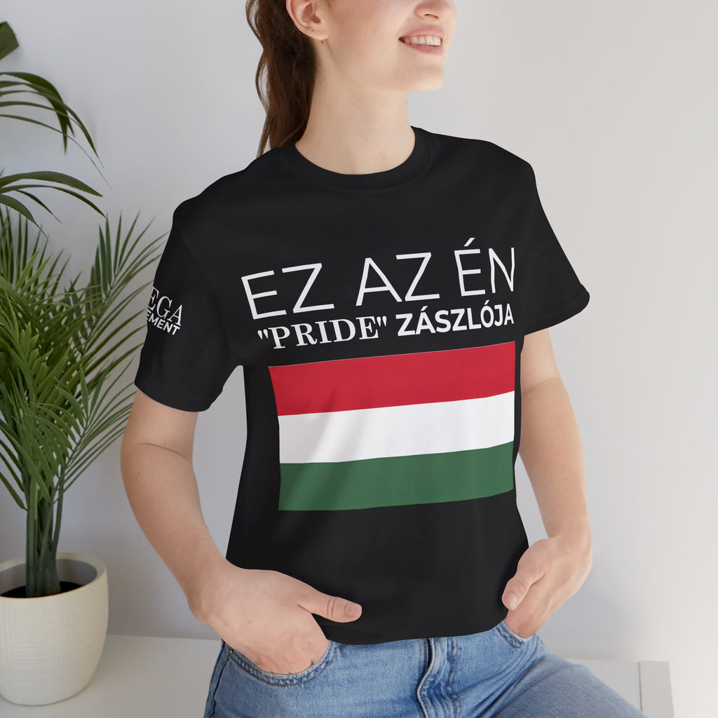 Hungary Pride Flag Tee | Unisex Jersey Short Sleeve Tee, Patriot Apparel, Festival Outfit, Statement Shirt, Hungary Pride Clothing, Gift for Activists - Mega Movement