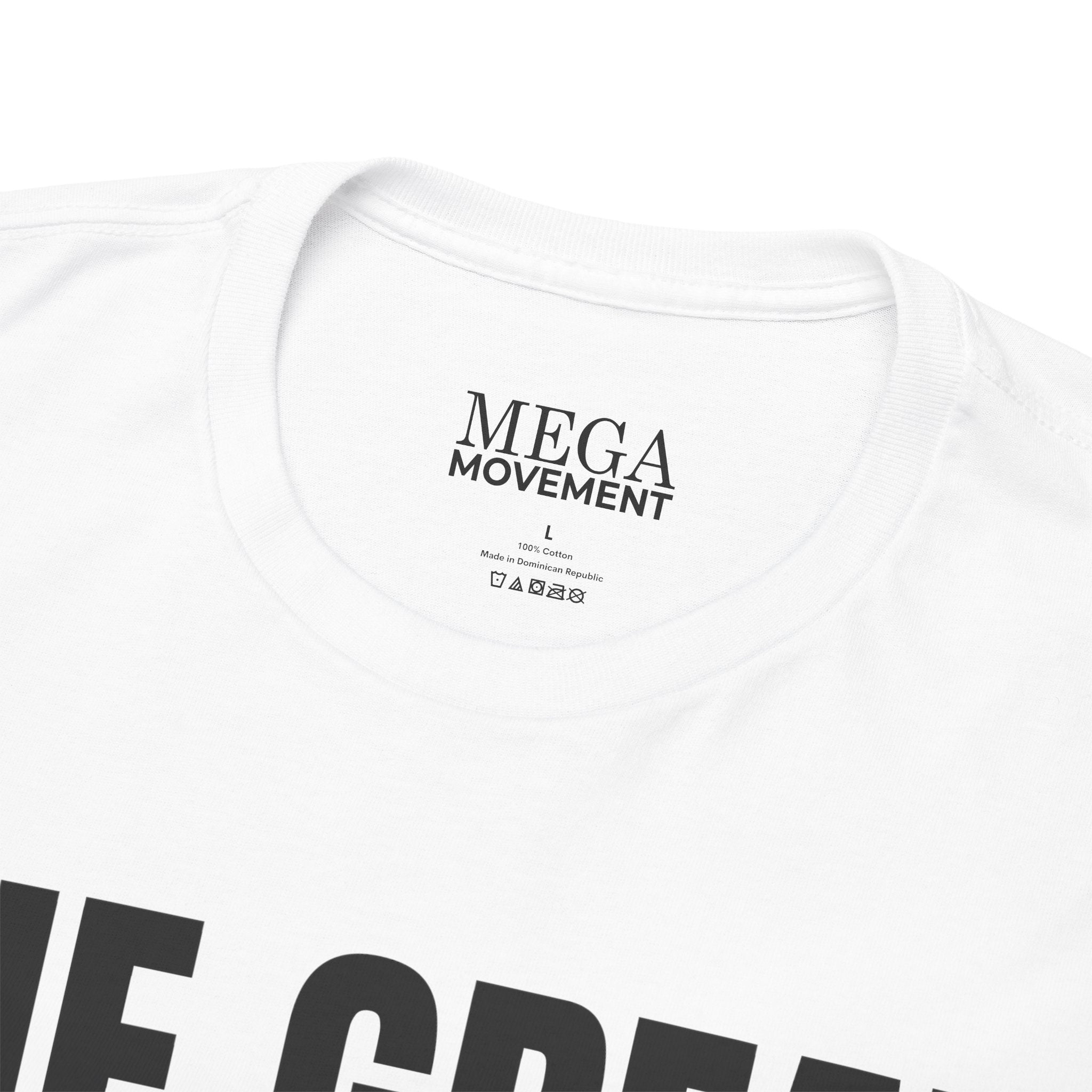 The Great Resist Casual Unisex Heavy Cotton Tee – Stand Against the W.E.F. Agenda - Mega Movement