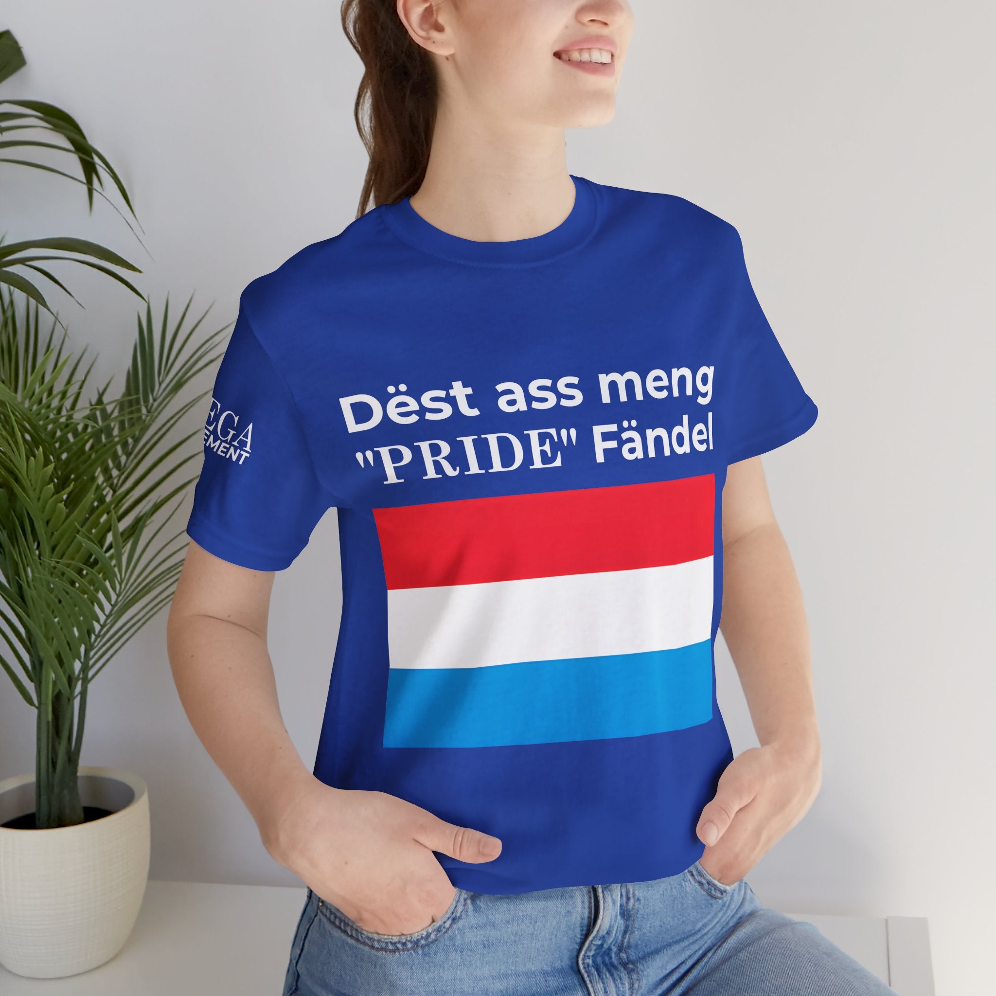 Luxembourg Pride Flag Unisex Tee, Patriotic Pride, Casual Wear, Unisex Shirt - Mega Movement