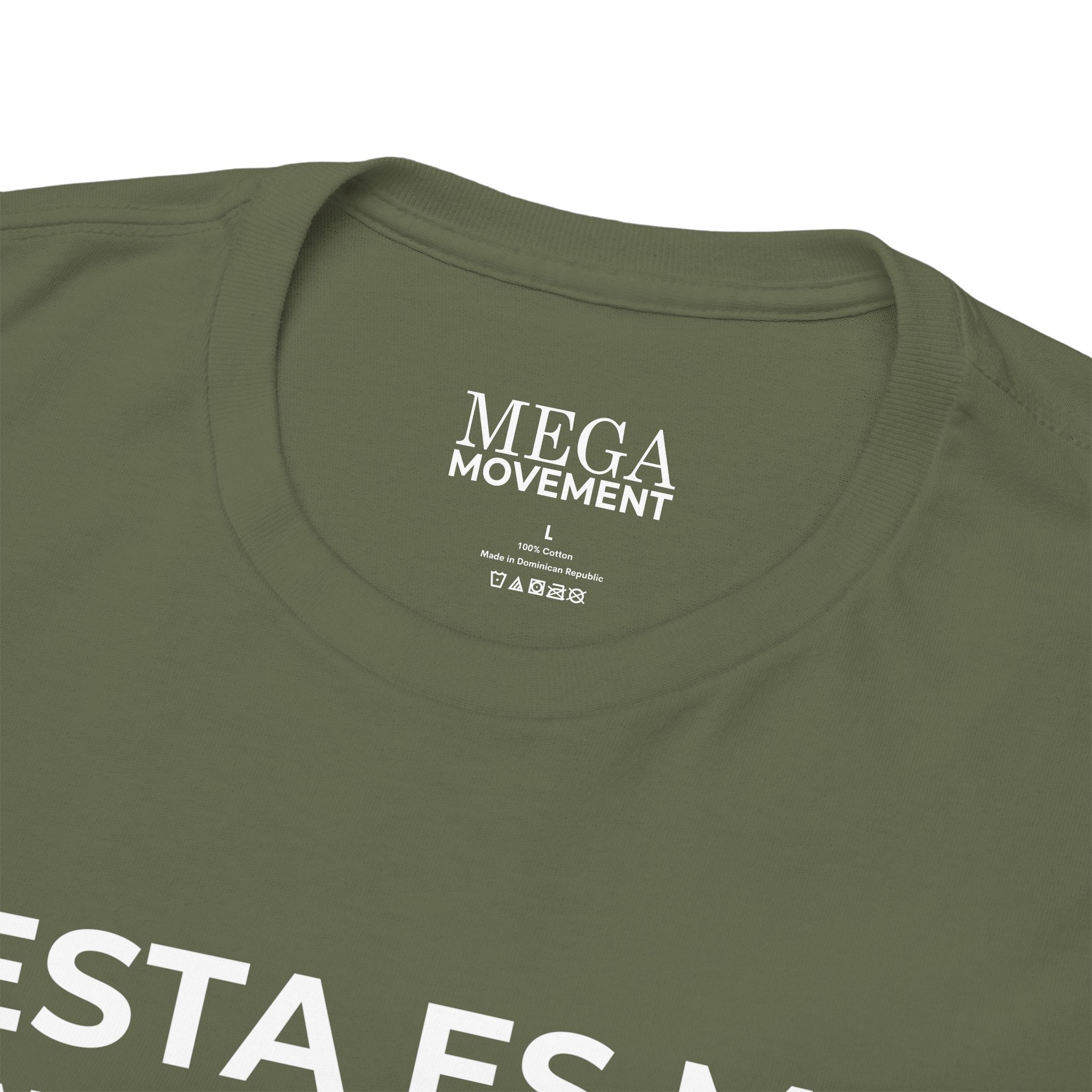 Spain Flag Graphic Tee ( Small Print ) — "Esta Es Mi Bandera del 'Pride'" Spanish Pride T-Shirt