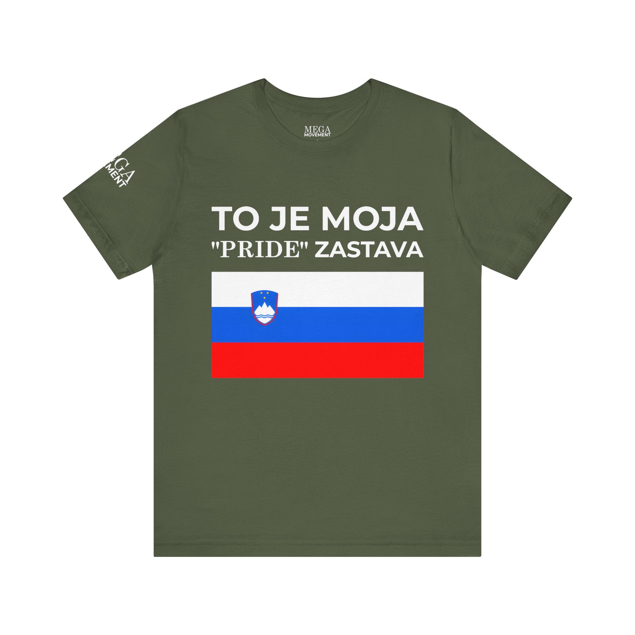 Slovenian Pride Tee | Unisex Graphic Shirt for Celebrations, Casual Wear, Gift for Allies, Patriot Pride Outfit - Mega Movement