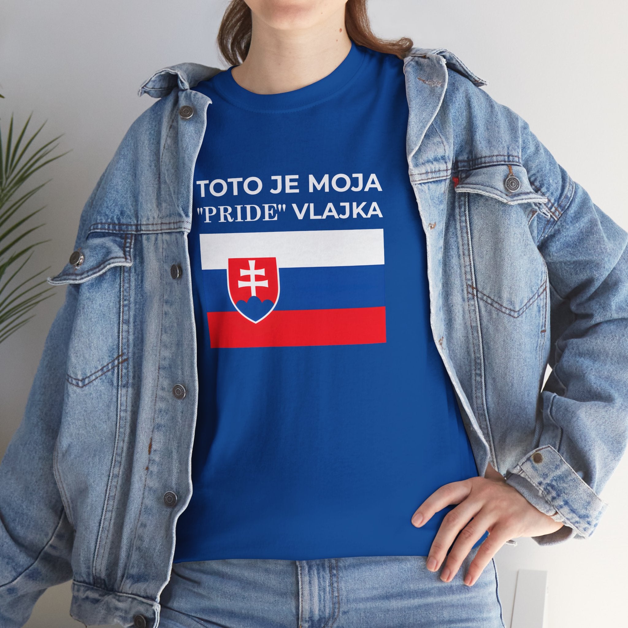 Slovak Flag Tee ( Small Print ) — "Toto je moja 'Pride' vlajka"