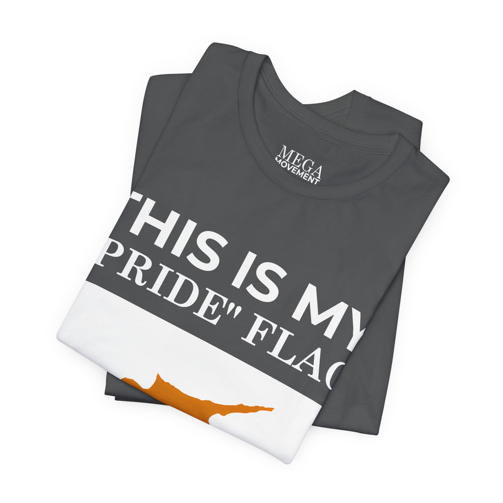 Cyprus Pride Flag Tee, Unisex Pride T-Shirt, Patriotic Shirt, Cyprus Flag Apparel, Festival Wear, Gift for Allies, Summer Fashion - Mega Movement