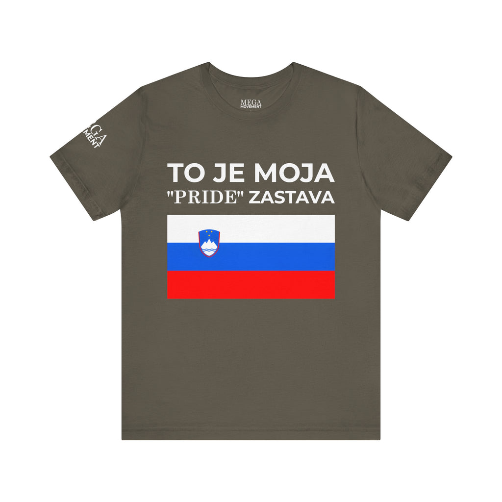 Slovenian Pride Tee | Unisex Graphic Shirt for Celebrations, Casual Wear, Gift for Allies, Patriot Pride Outfit - Mega Movement