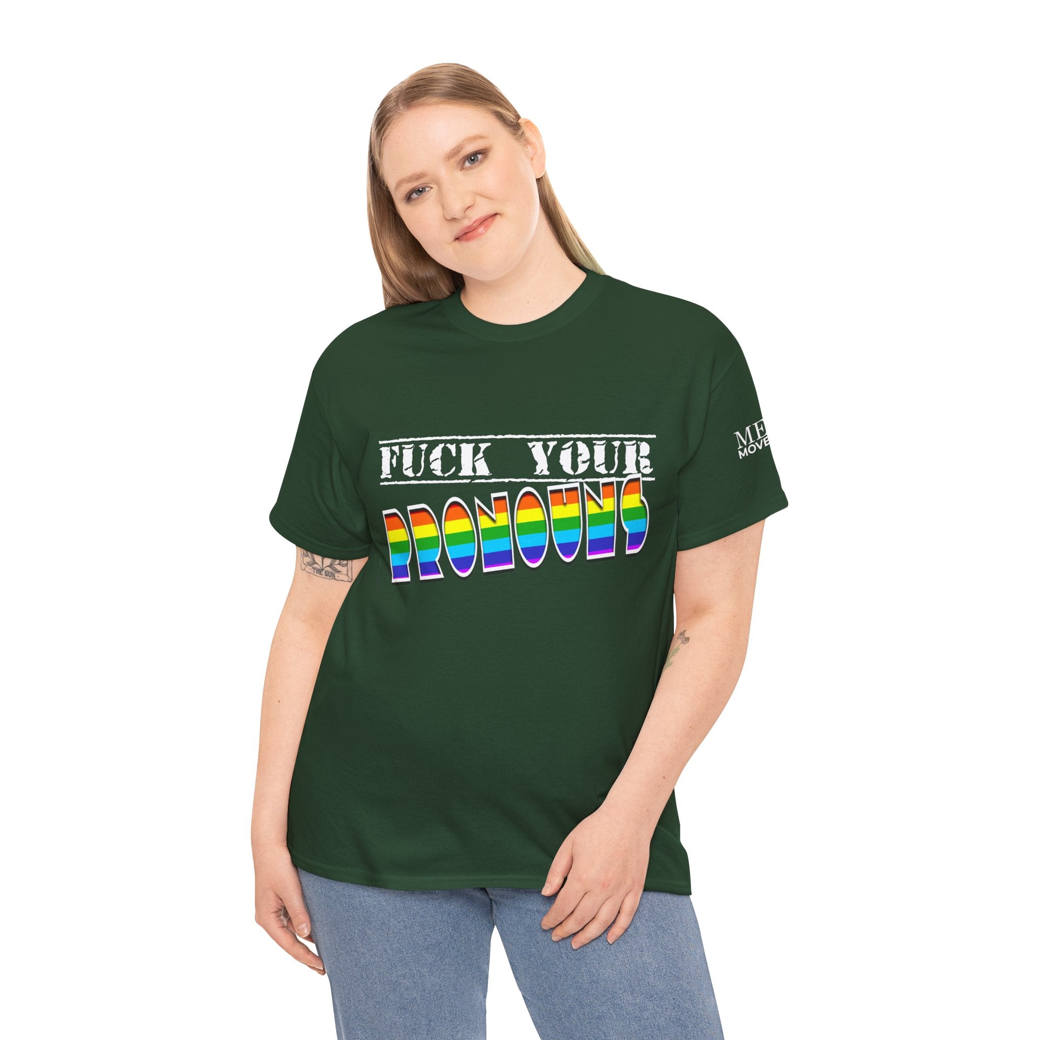 F*ck Your Pronounce Statement T-Shirt, Unisex Cotton Tee, Inclusive Fashion, Fun Gift, Casual Wear - Mega Movement