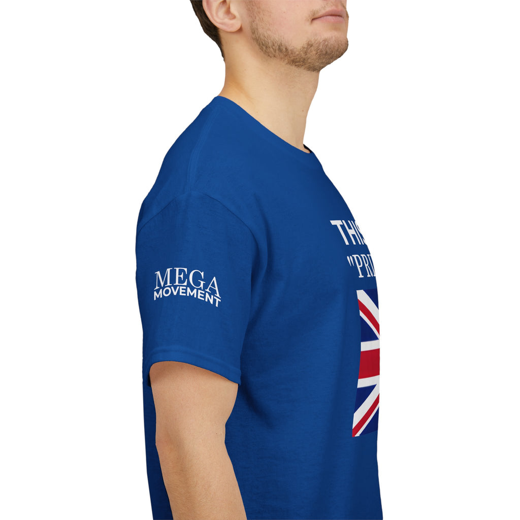 Union Jack Flag T‑Shirt ( Small Print ) — British Flag Tee for UK Pride & Travel