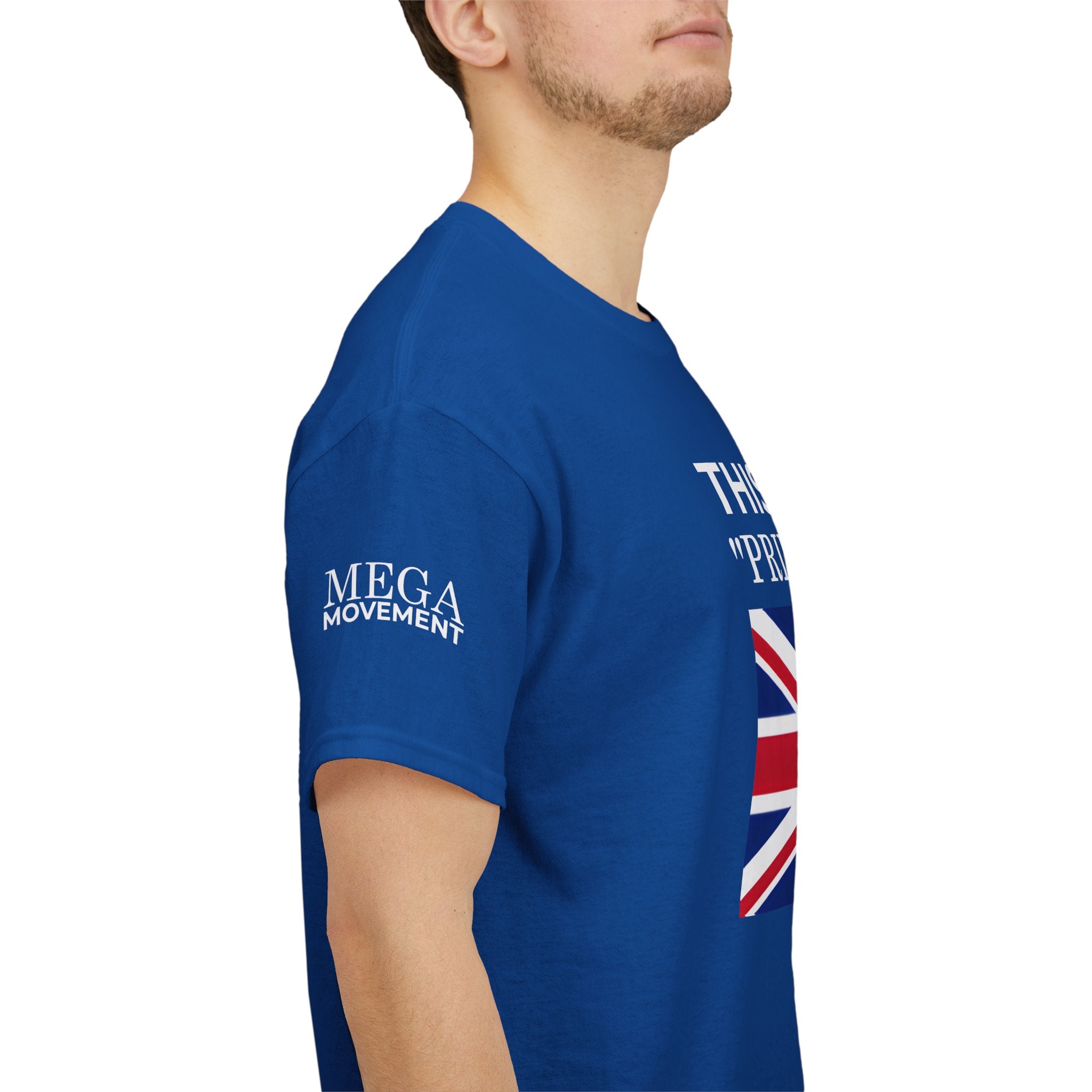 Union Jack Flag T‑Shirt ( Small Print ) — British Flag Tee for UK Pride & Travel