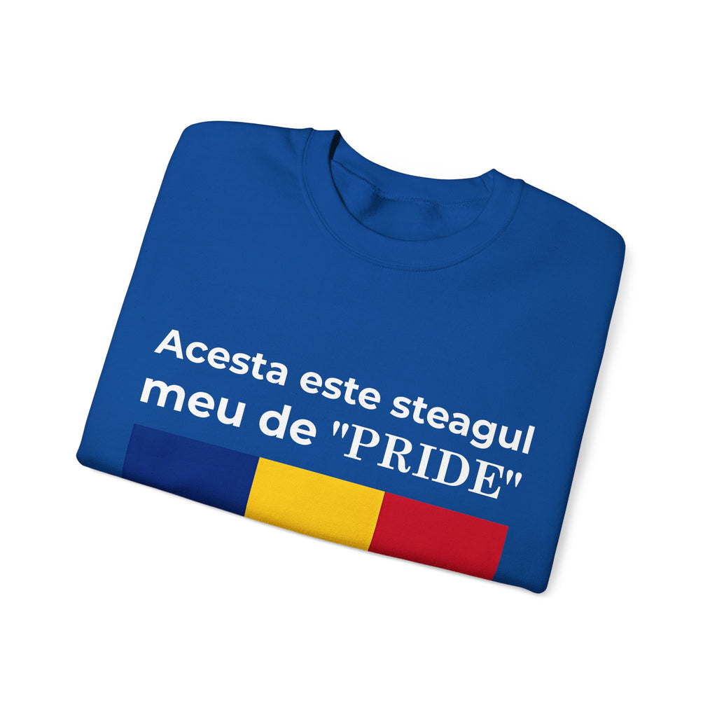 Romania Pride Sweatshirt, Cozy Crewneck Shirt, Unisex Pride Apparel, Casual Everyday Wear - Mega Movement