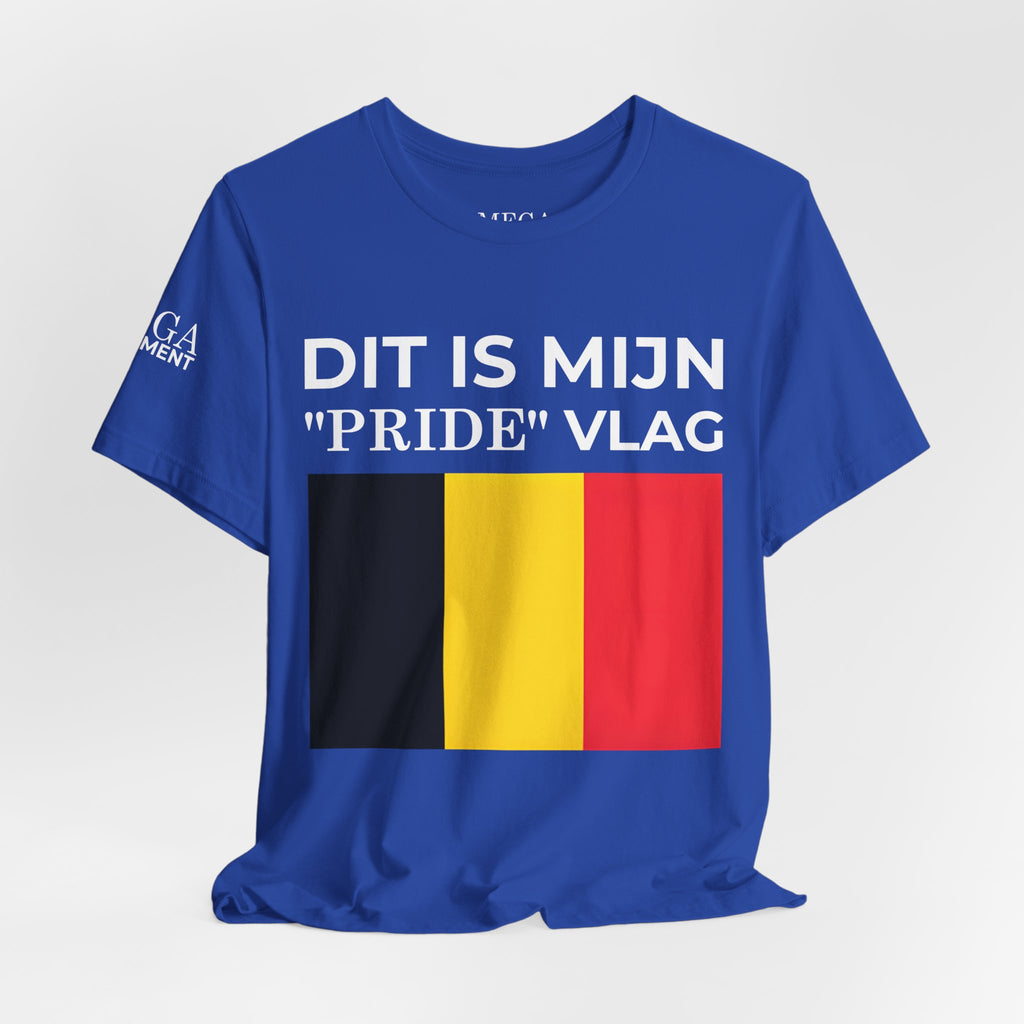 Belgian Pride Flag Unisex Tee - Celebrate Patriotism, Casual Wear, Gift for Allies - Mega Movement