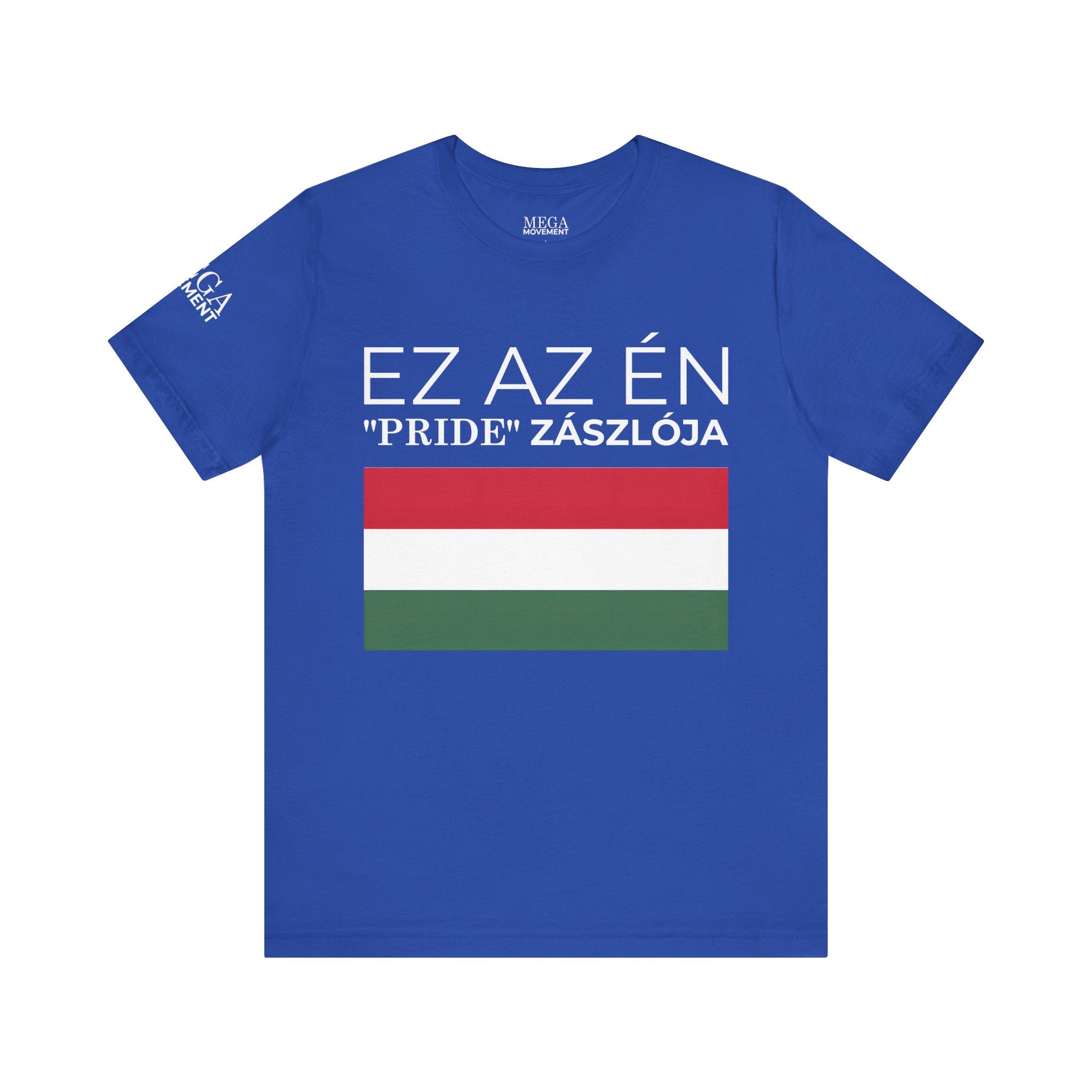 Hungary Pride Flag Tee | Unisex Jersey Short Sleeve Tee, Patriot Apparel, Festival Outfit, Statement Shirt, Hungary Pride Clothing, Gift for Activists - Mega Movement