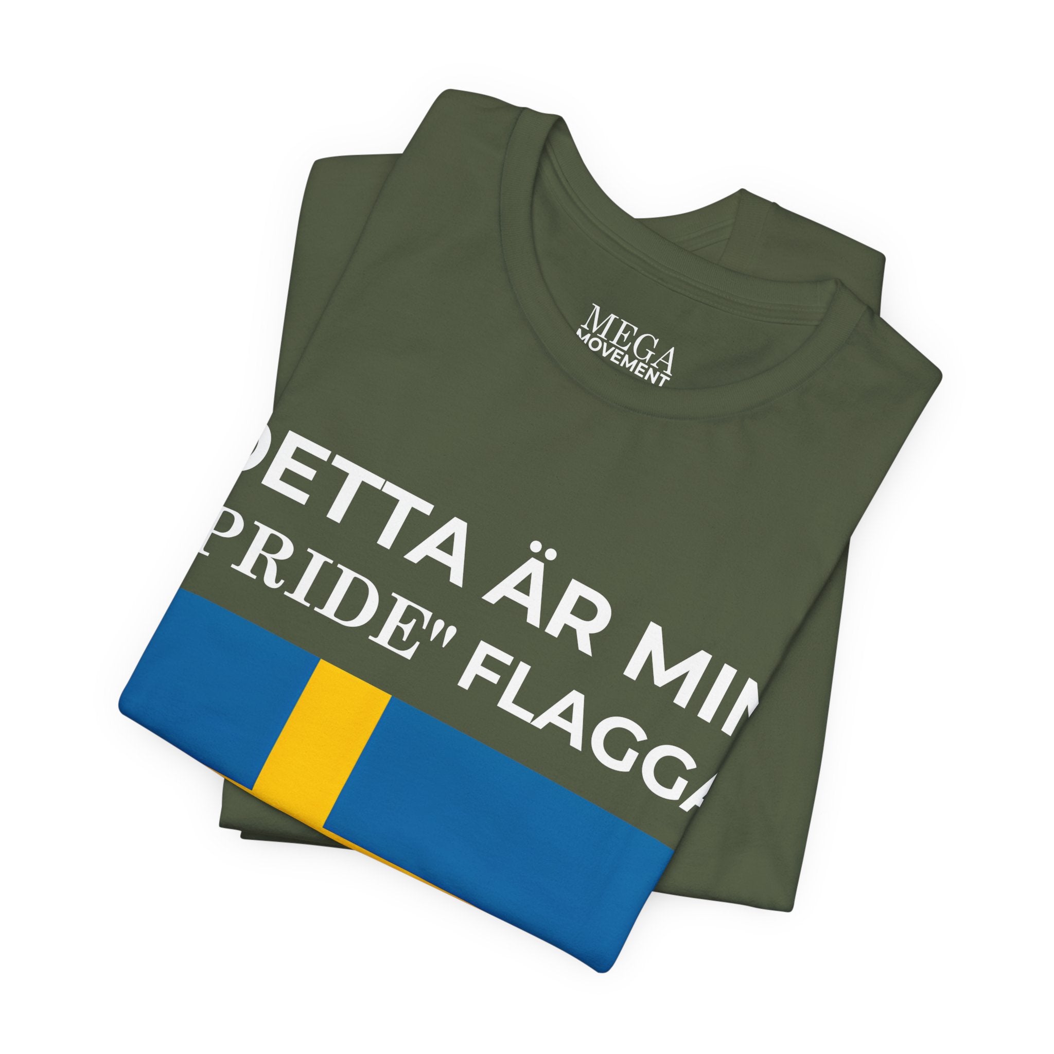 Swedish Flag Unisex Jersey Tee, Casual T-Shirt, Gifts for Sweden Lovers, Summer Style, Travel Apparel, National Day Wear - Mega Movement