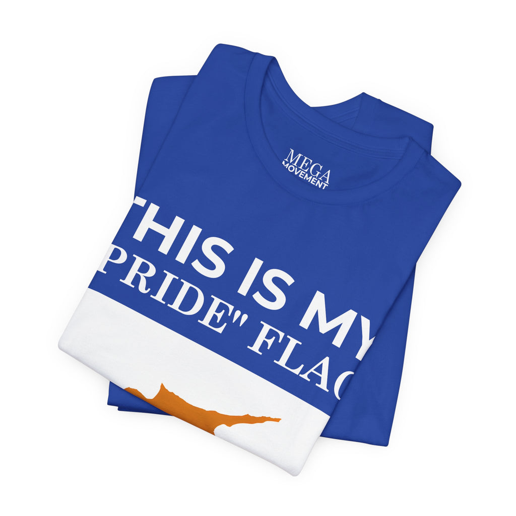 Cyprus Pride Flag Tee, Unisex Pride T-Shirt, Patriotic Shirt, Cyprus Flag Apparel, Festival Wear, Gift for Allies, Summer Fashion - Mega Movement