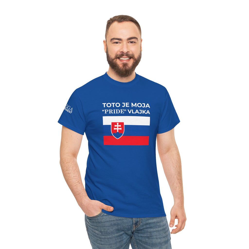 Slovak Flag Tee ( Small Print ) — "Toto je moja 'Pride' vlajka"