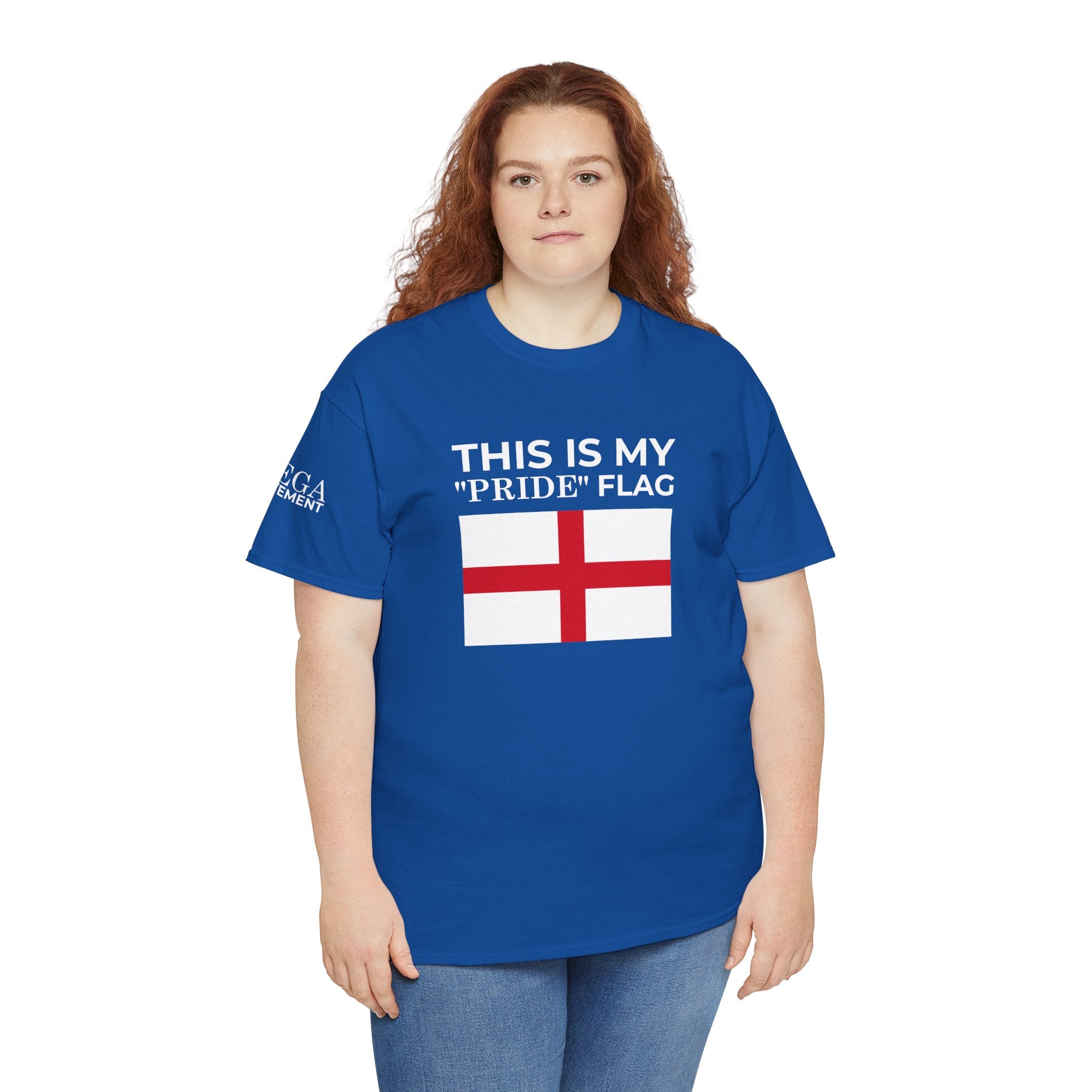 England Flag T‑Shirt ( Small Print ) — "This Is My 'Pride' Flag" Patriotic Tee