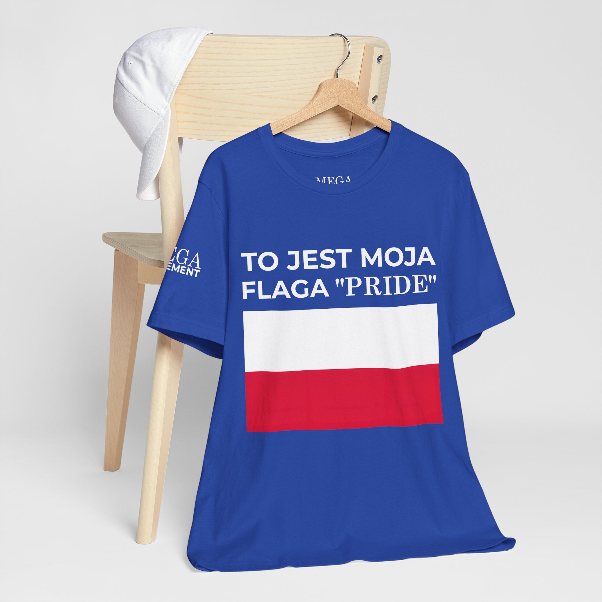 Poland Pride Flag Unisex Tee, Patriotic Pride Shirt, Short Sleeve T-Shirt, Gifts for Allies, Celebratory Apparel, Statement Tee - Mega Movement