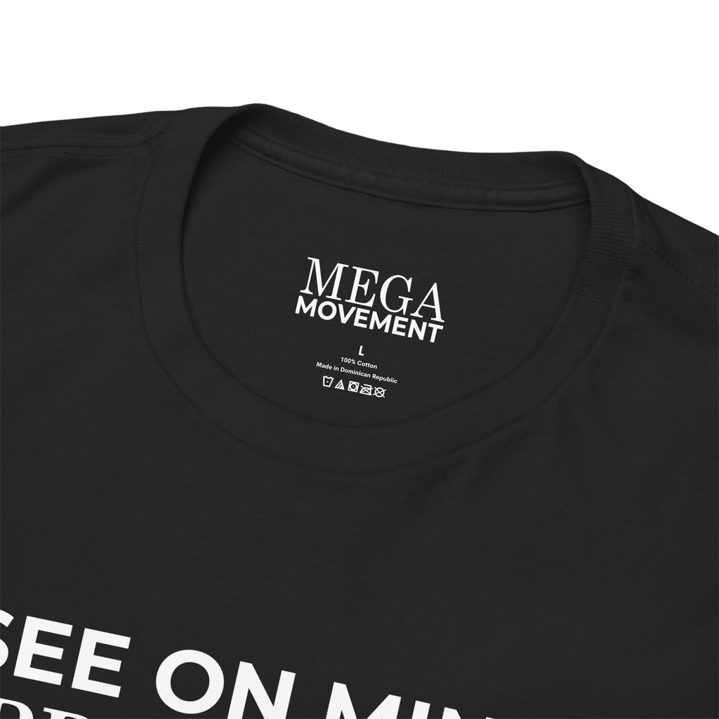 See On Minu 'Pride' Lipp T‑Shirt ( Small Print ) — Blue White Stripe Pride Tee