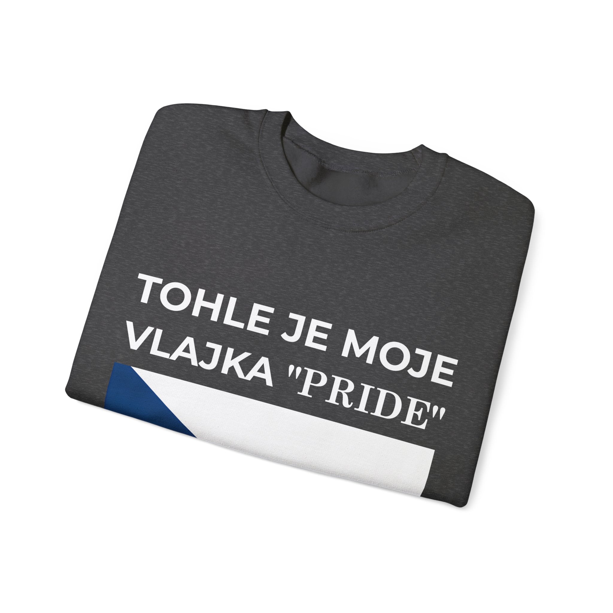 Czech Pride Crewneck Sweatshirt, Unisex Sweatshirt, Comfortable Casual Wear - Mega Movement