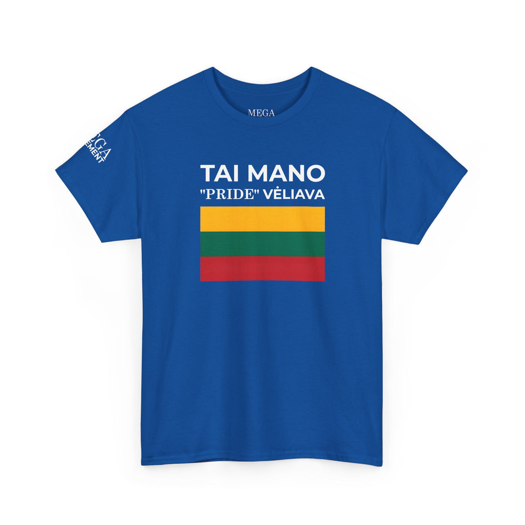 Tai Mano Pride Tee ( Small Print ) — Lithuanian Flag Graphic T-Shirt