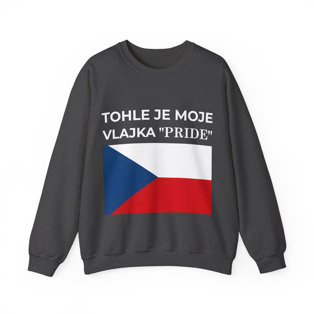 Czech Pride Crewneck Sweatshirt, Unisex Sweatshirt, Comfortable Casual Wear - Mega Movement