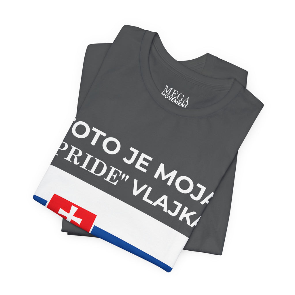 Slovakia Pride Flag Unisex Tee, Casual Wear, Festival Shirt, Summer Fashion, Everyday Comfort - Mega Movement