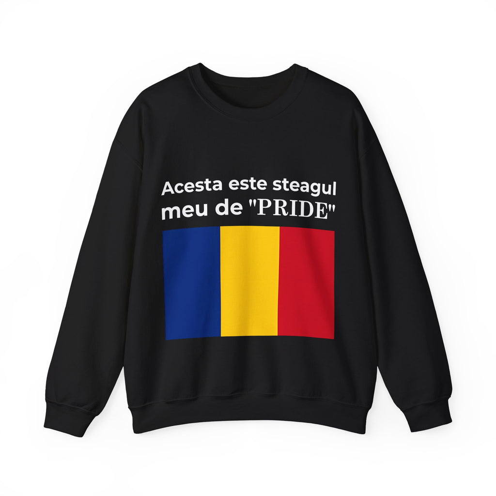 Romania Pride Sweatshirt, Cozy Crewneck Shirt, Unisex Pride Apparel, Casual Everyday Wear - Mega Movement