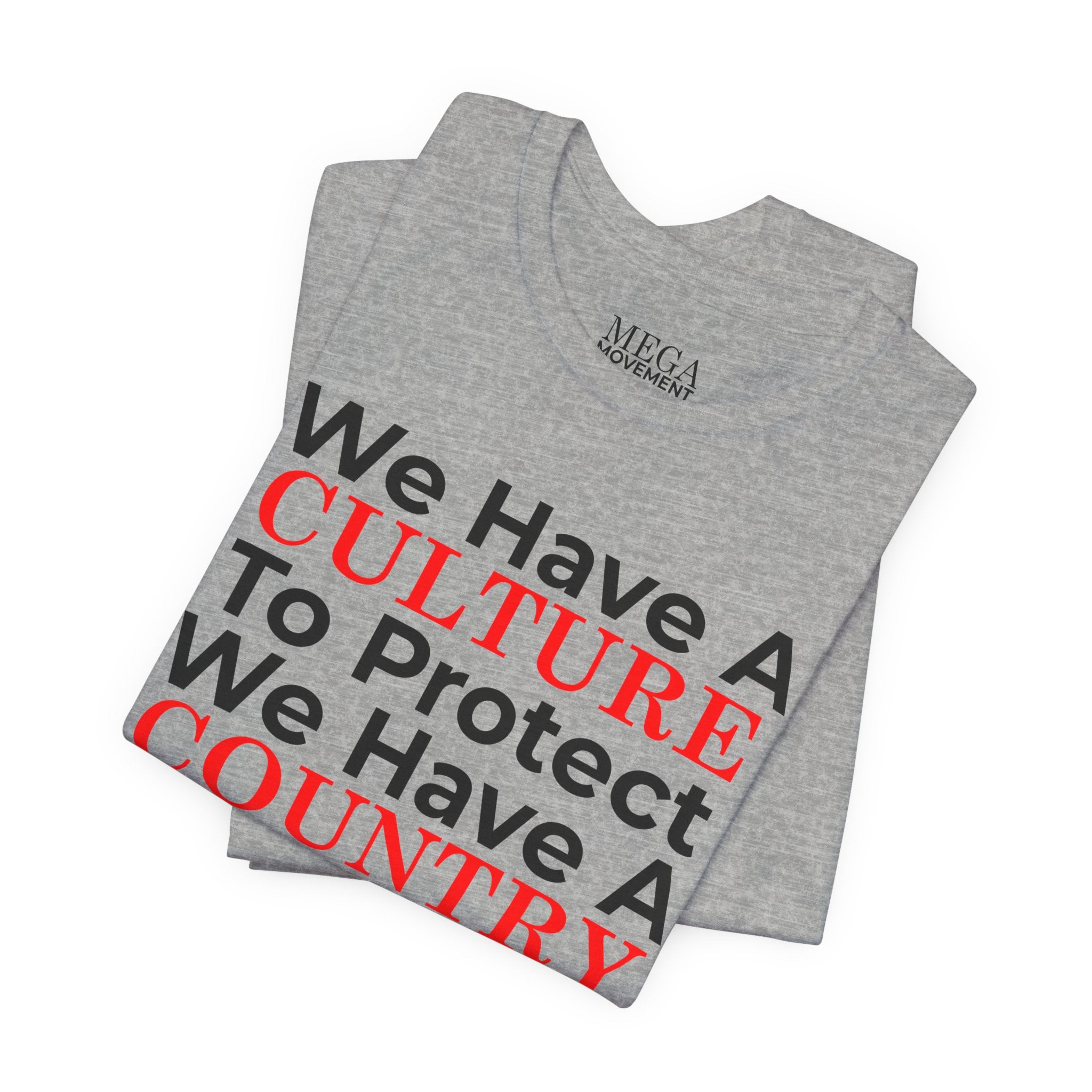 Culture Country Heritage Tee - Unisex Jersey Short Sleeve T-Shirt, Perfect for Celebrations, Cultural Events, Family Gatherings, Pride Wear, [...] - Mega Movement