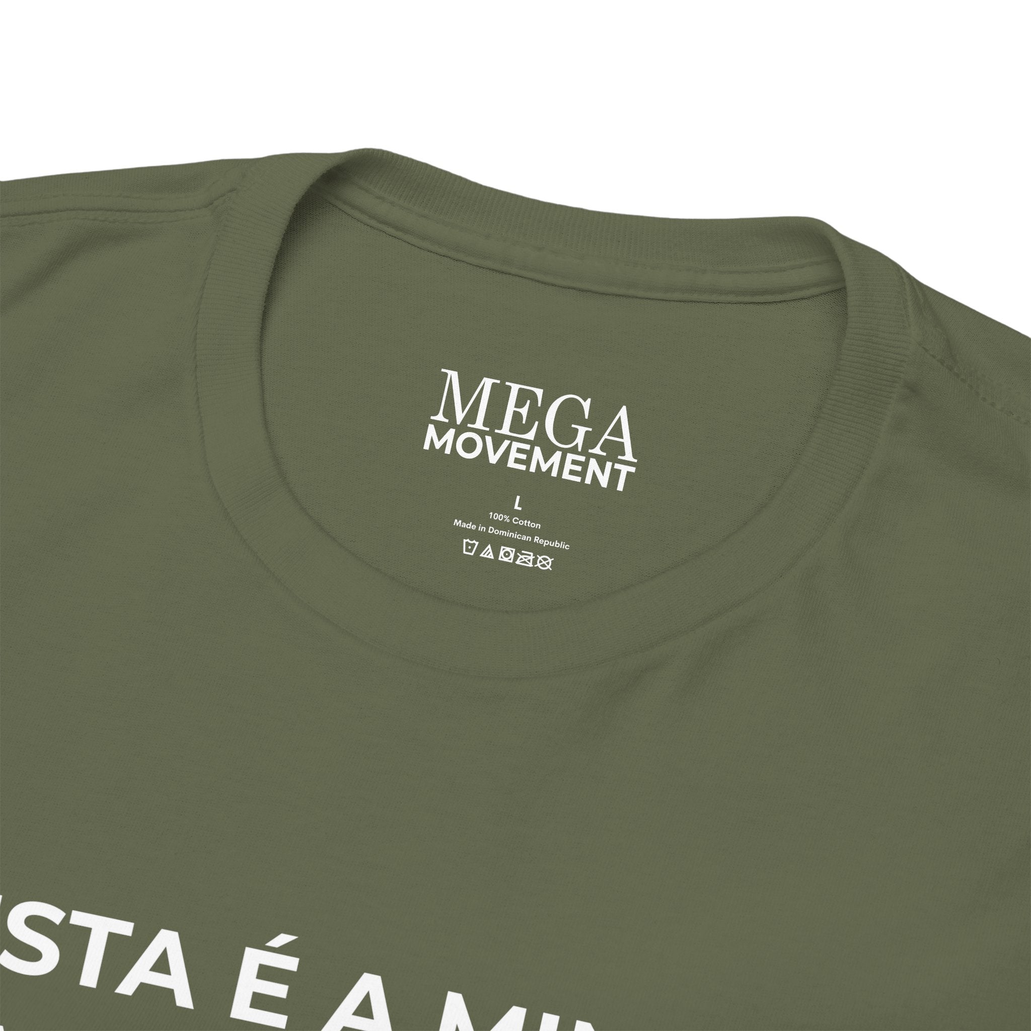 Portugal Pride Flag T‑Shirt — "Esta é a minha bandeira de 'pride'"