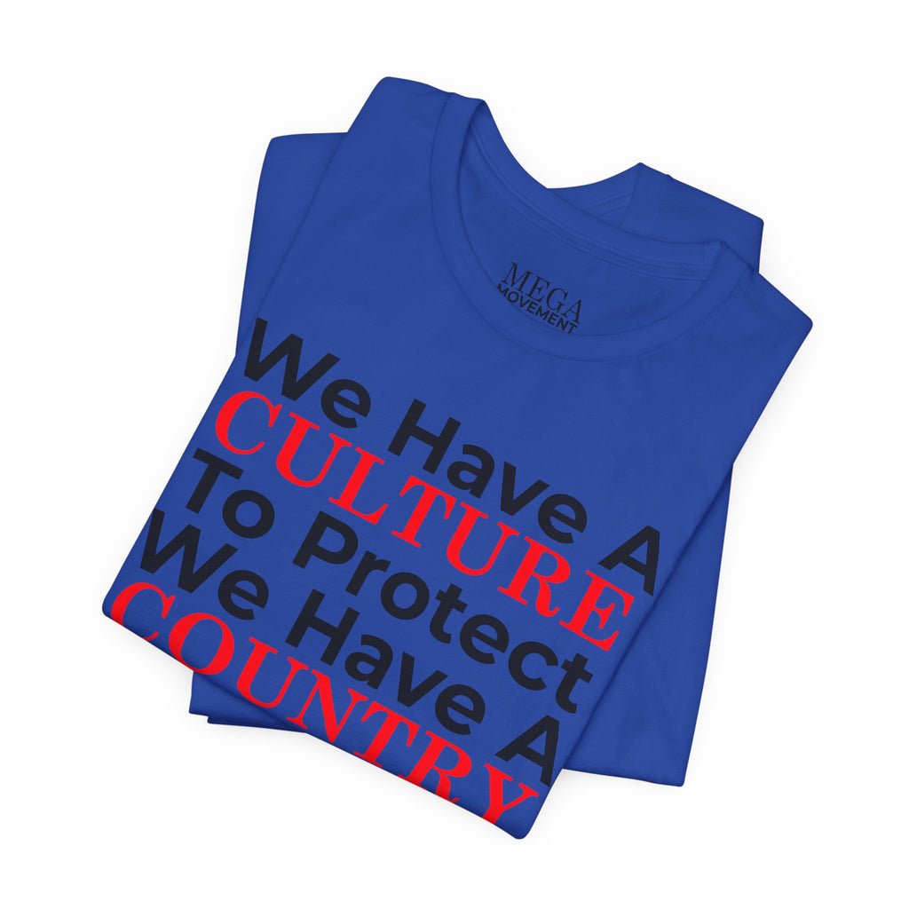Culture Country Heritage Tee - Unisex Jersey Short Sleeve T-Shirt, Perfect for Celebrations, Cultural Events, Family Gatherings, Pride Wear, [...] - Mega Movement