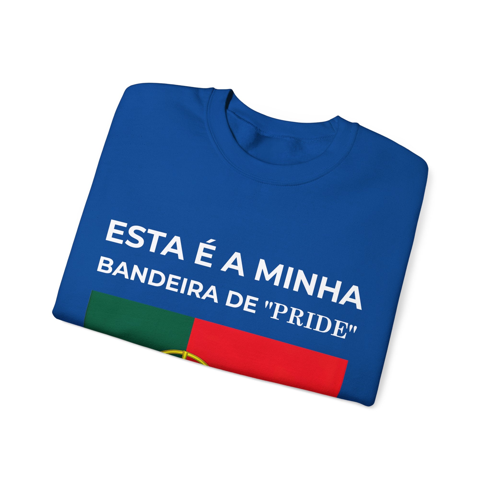 Portugal Pride Sweatshirt, Unisex Crewneck, Flag Design, Comfortable Gift for Celebrations - Mega Movement