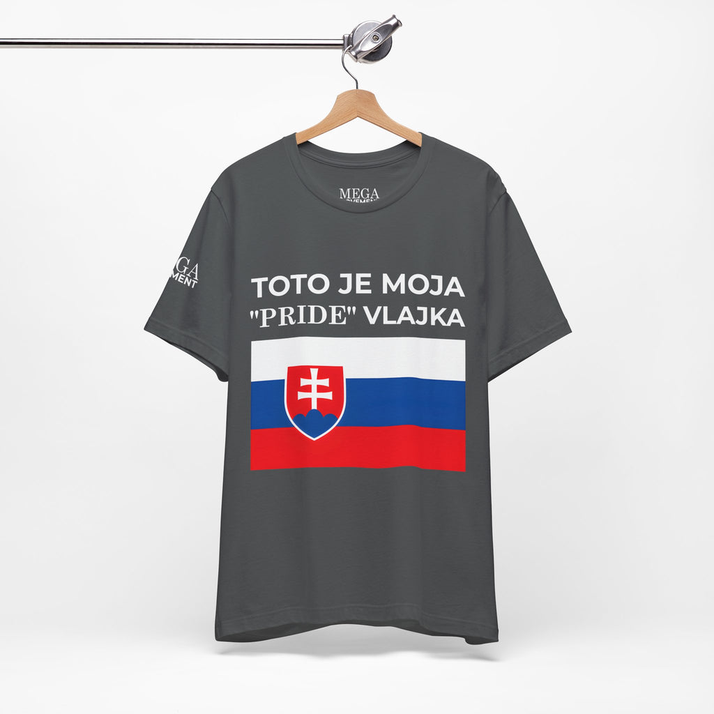 Slovakia Pride Flag Unisex Tee, Casual Wear, Festival Shirt, Summer Fashion, Everyday Comfort - Mega Movement